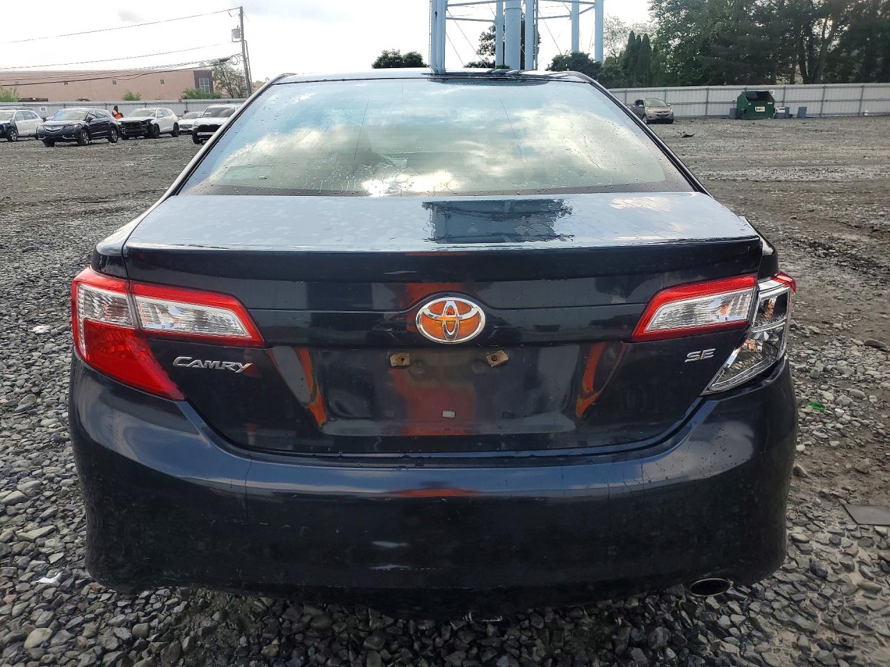 2012 Toyota Camry Se Black vin: 4T1BF1FK9CU077836