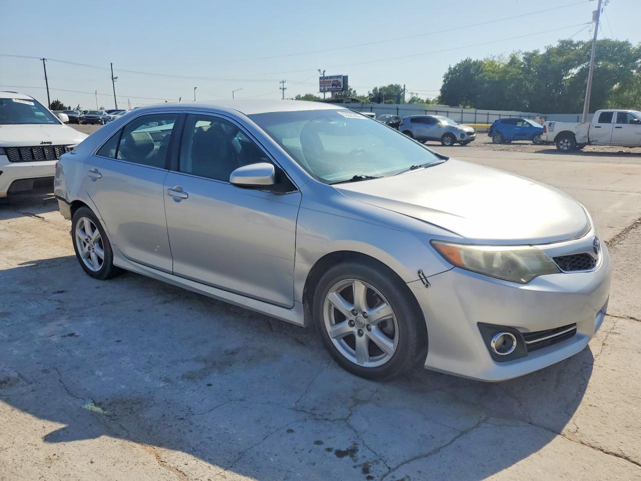 2012 Toyota Camry Se Silver vin: 4T1BF1FK9CU090585