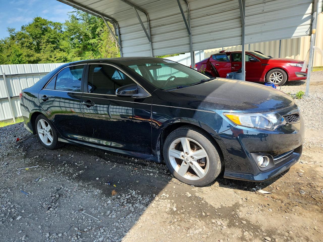 2012 Toyota Camry Se Blue vin: 4T1BF1FK9CU095334