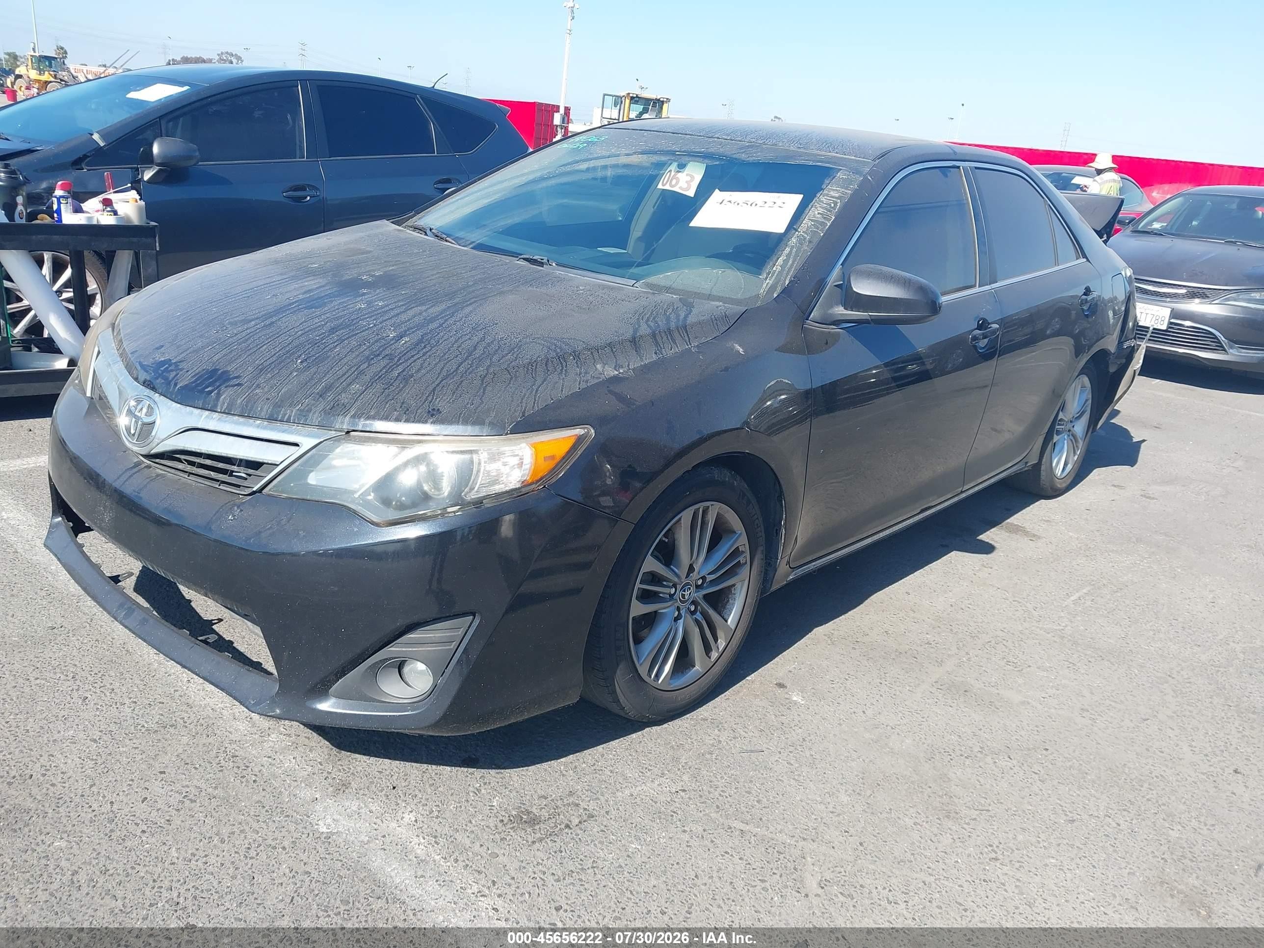 2012 Toyota Camry Le Black vin: 4T1BF1FK9CU102069