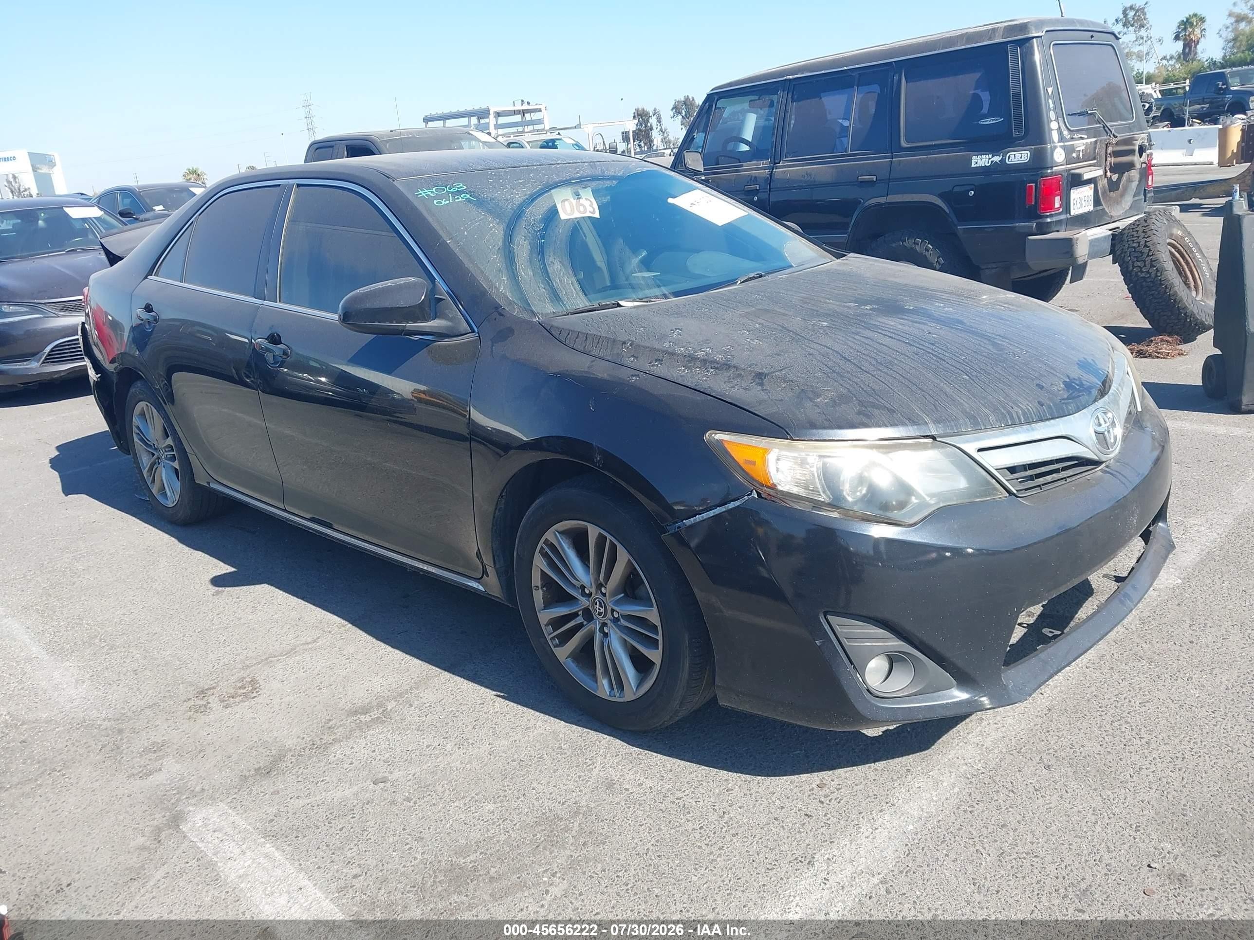 2012 Toyota Camry Le Black vin: 4T1BF1FK9CU102069