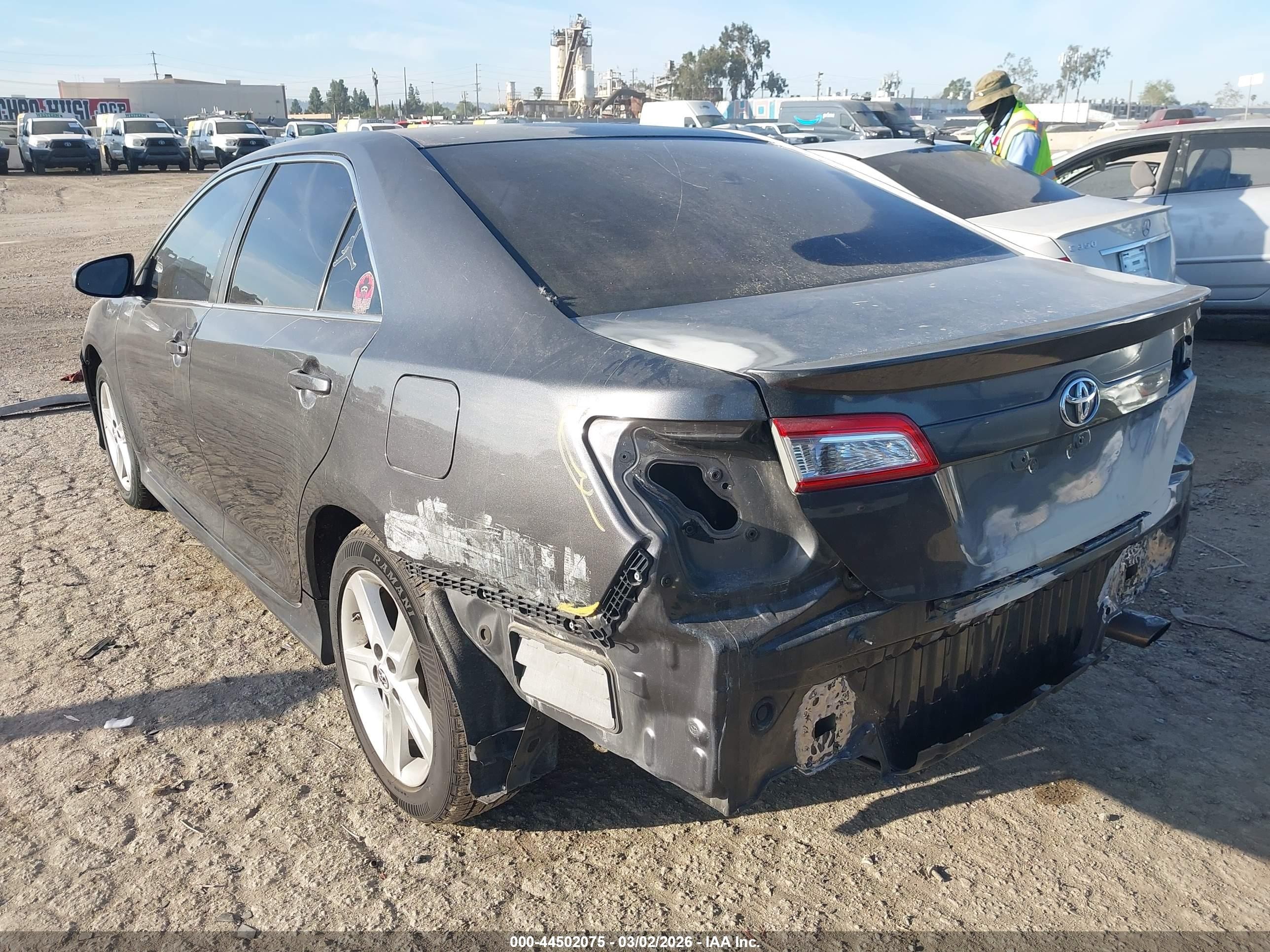 2012 Toyota Camry Se Gray vin: 4T1BF1FK9CU112066