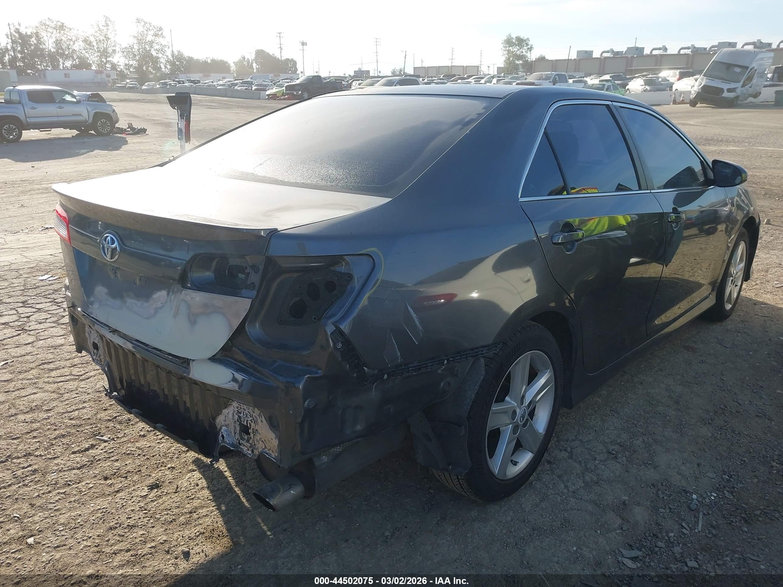 2012 Toyota Camry Se Gray vin: 4T1BF1FK9CU112066