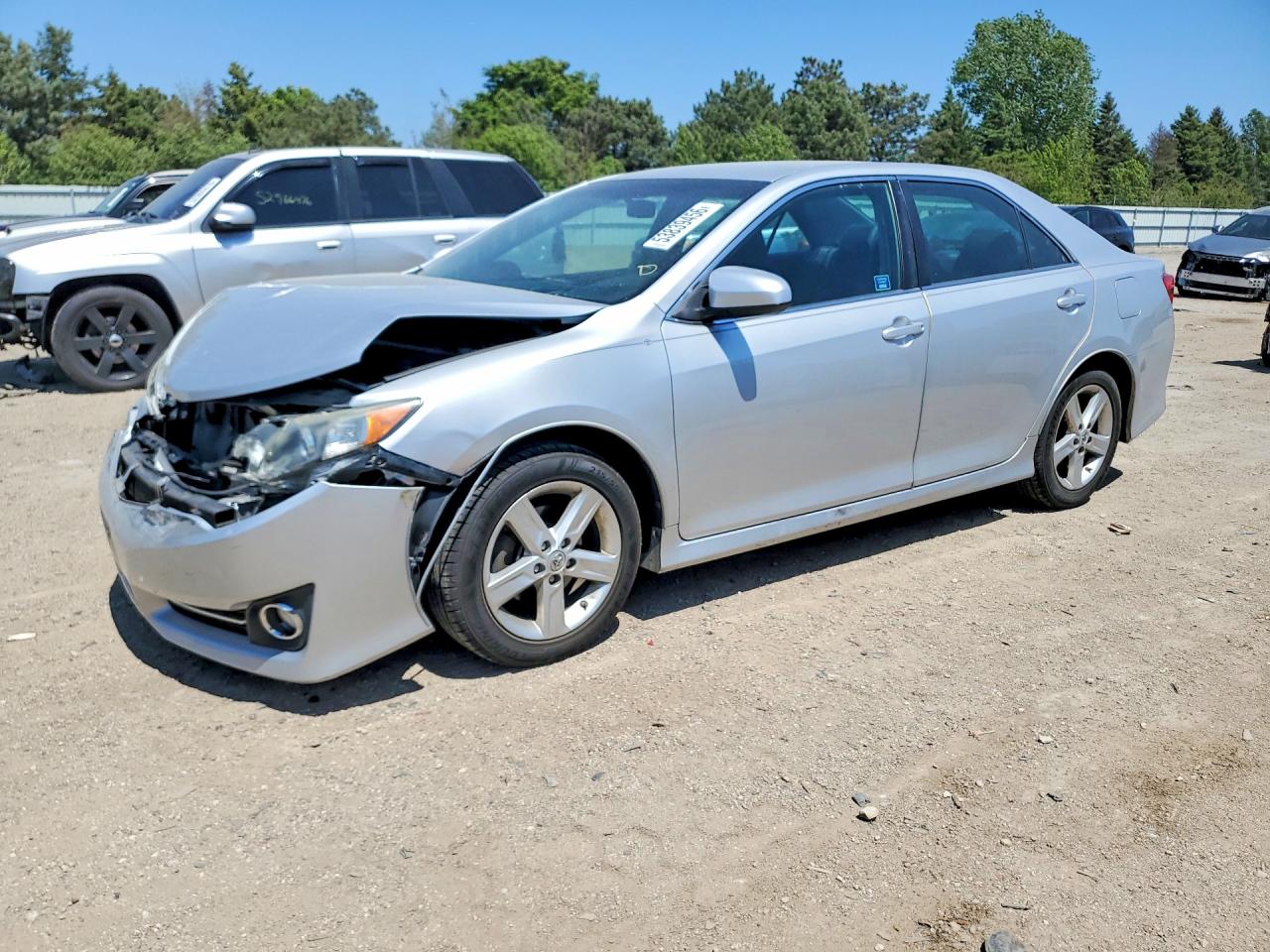 2012 Toyota Camry Se Silver vin: 4T1BF1FK9CU113797