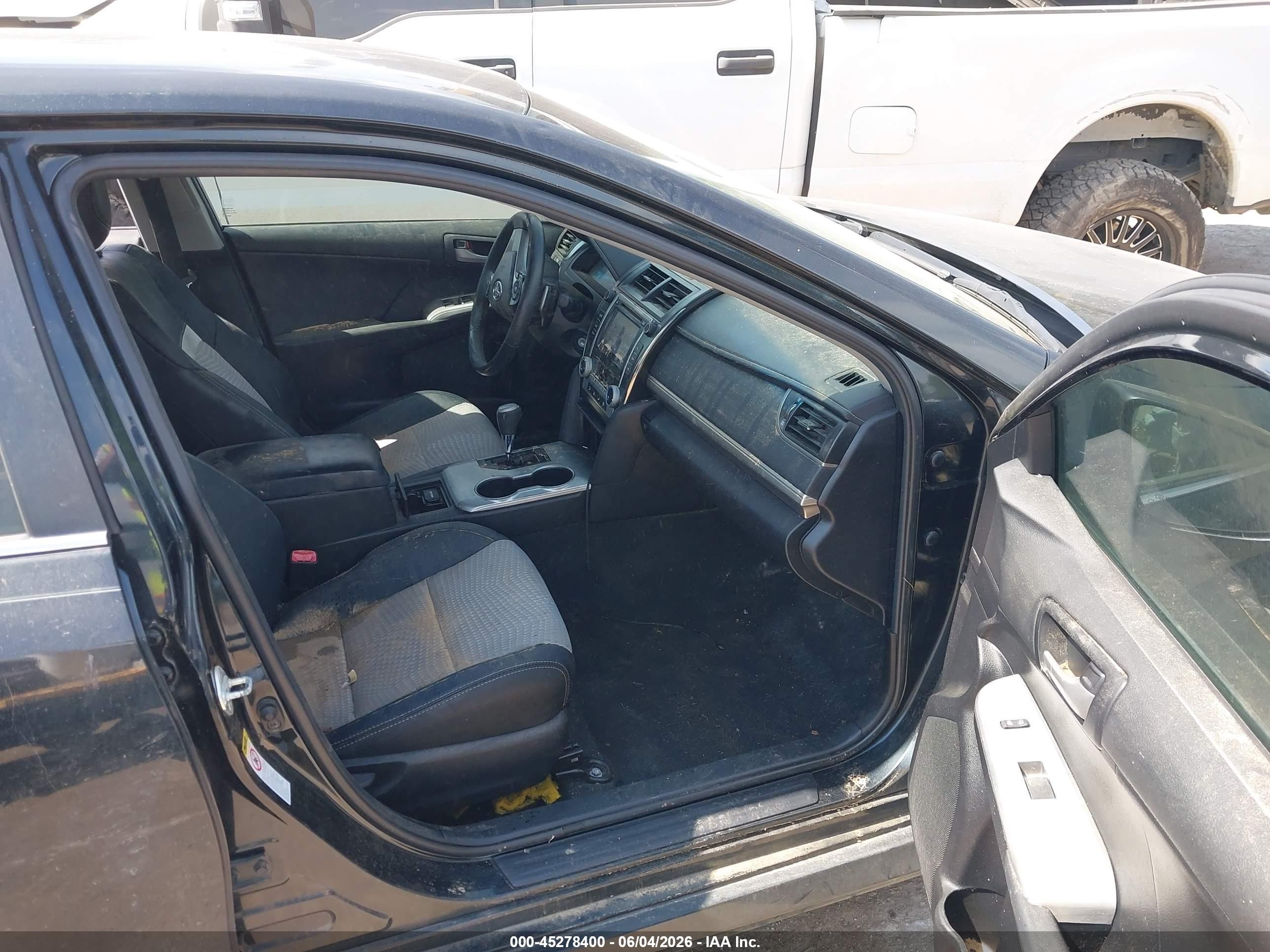 2012 Toyota Camry Se Black vin: 4T1BF1FK9CU117316