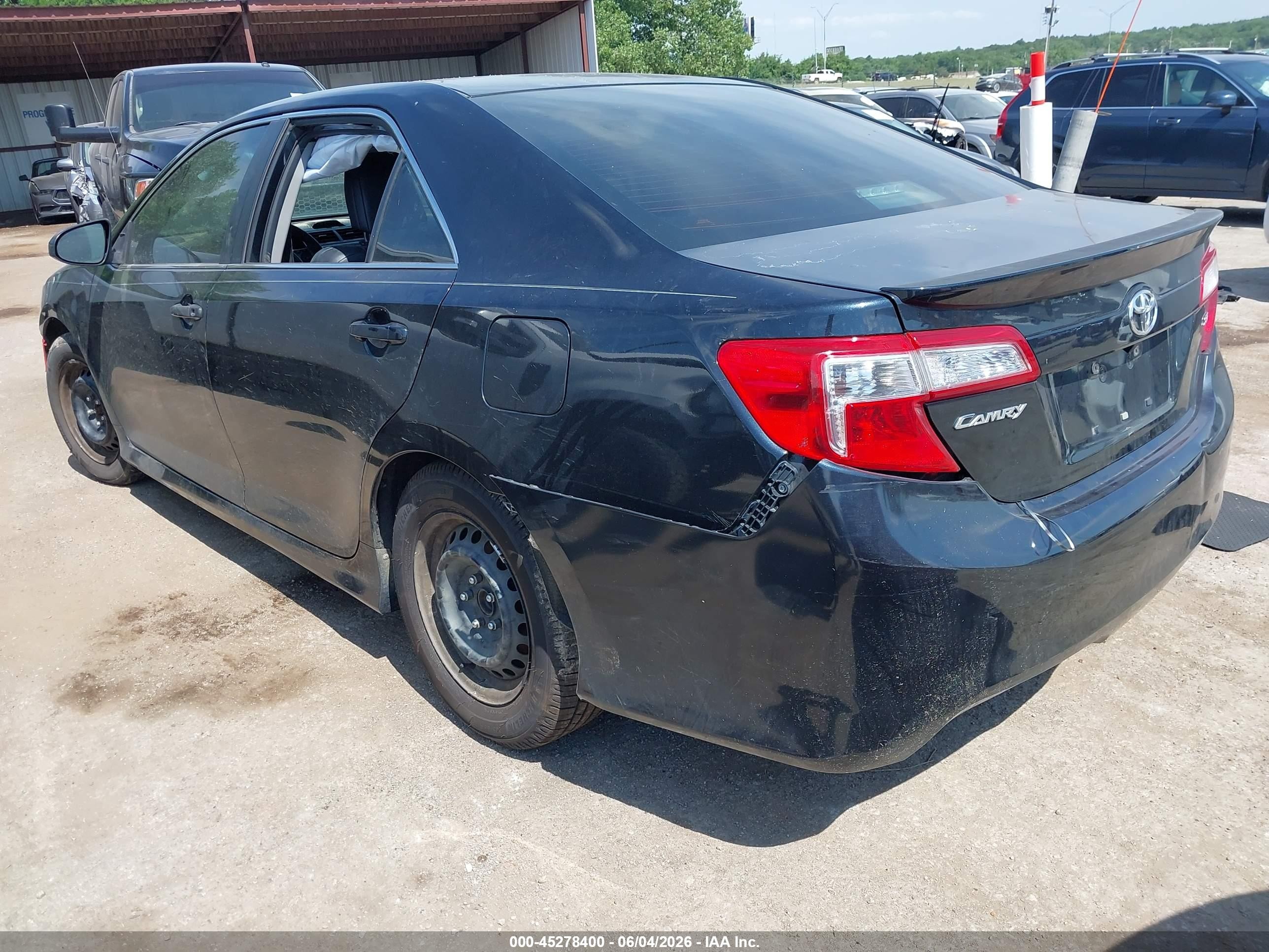 2012 Toyota Camry Se Black vin: 4T1BF1FK9CU117316