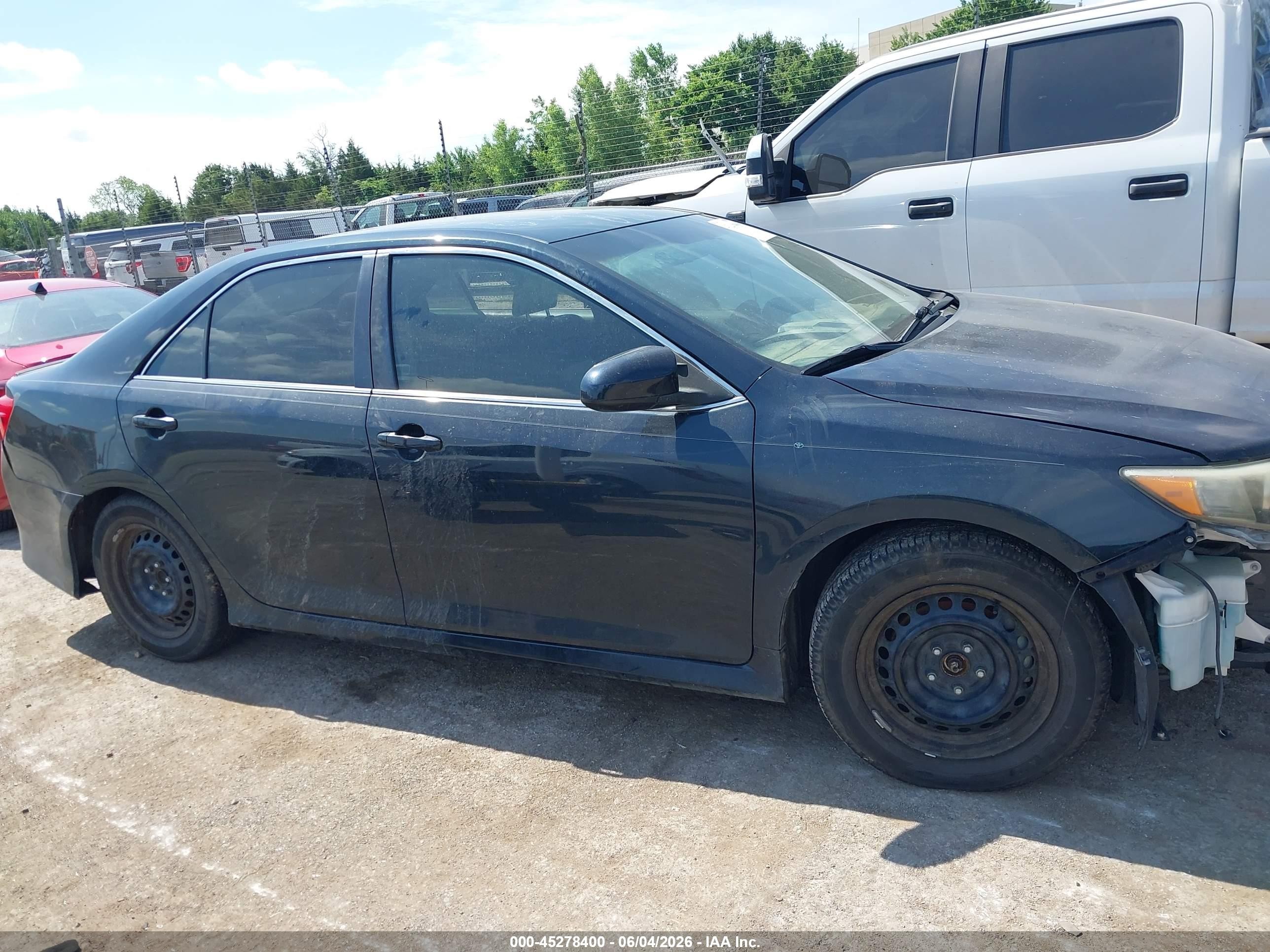 2012 Toyota Camry Se Black vin: 4T1BF1FK9CU117316