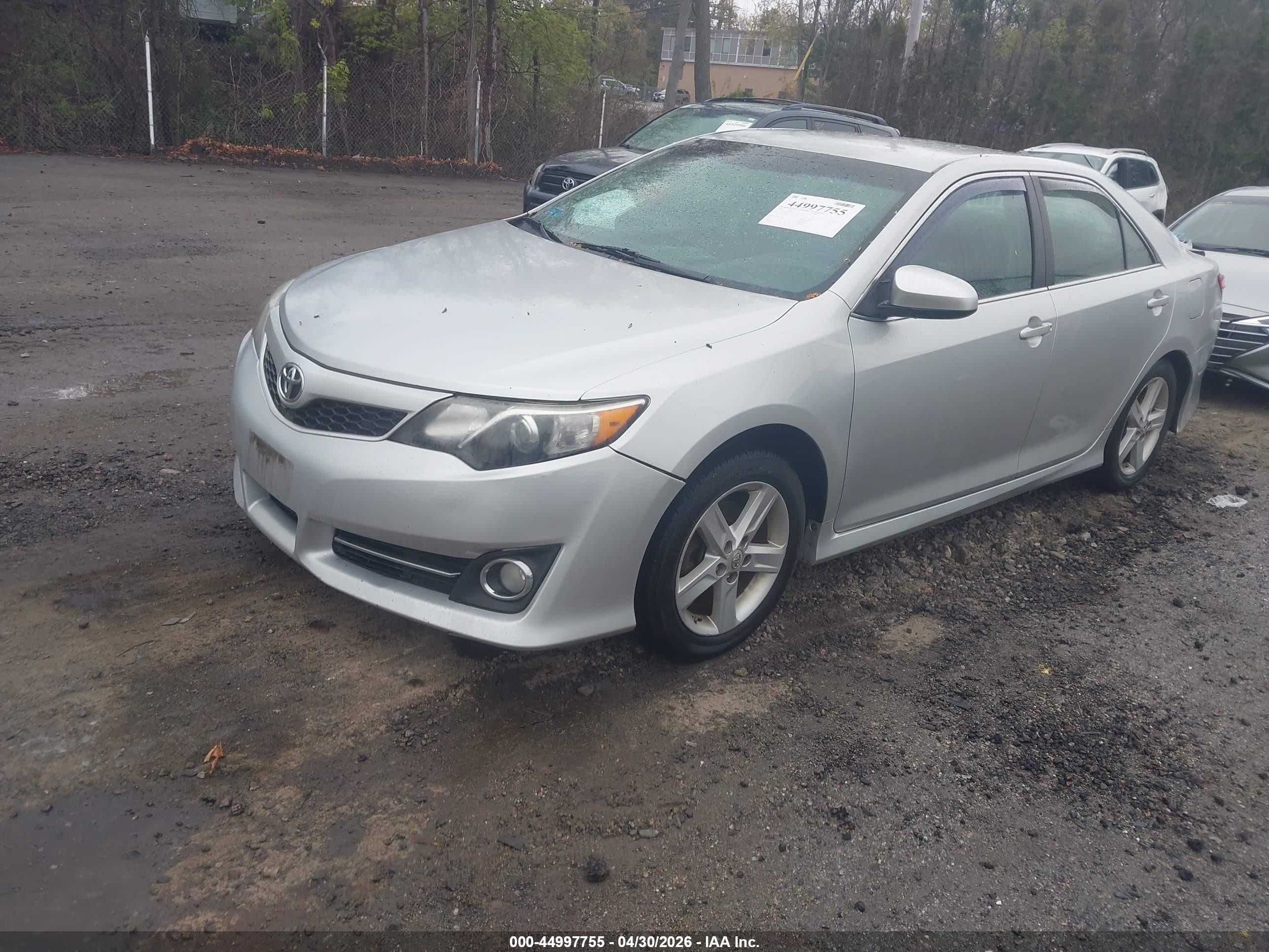 2012 Toyota Camry Se Silver vin: 4T1BF1FK9CU118711