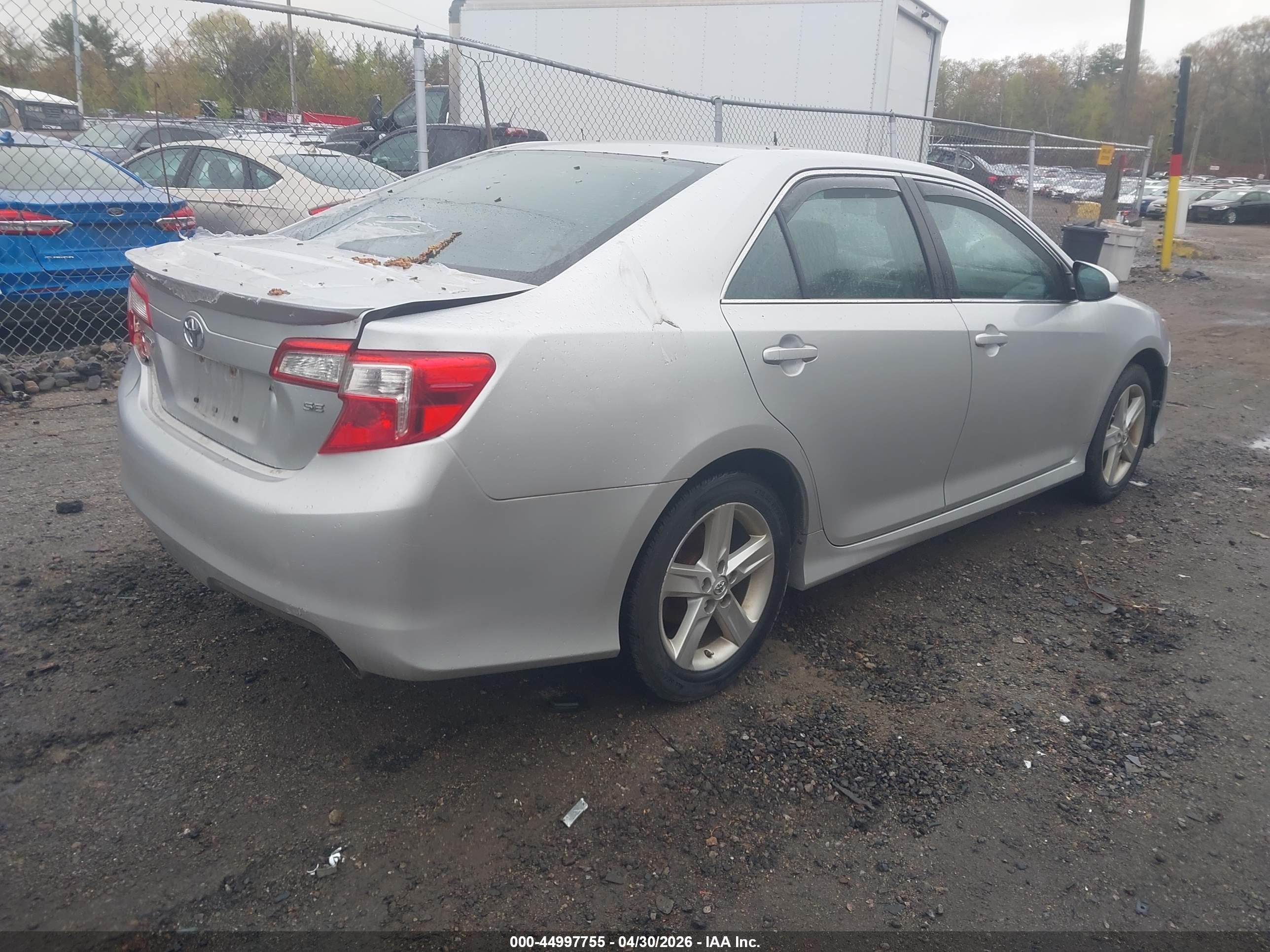 2012 Toyota Camry Se Silver vin: 4T1BF1FK9CU118711