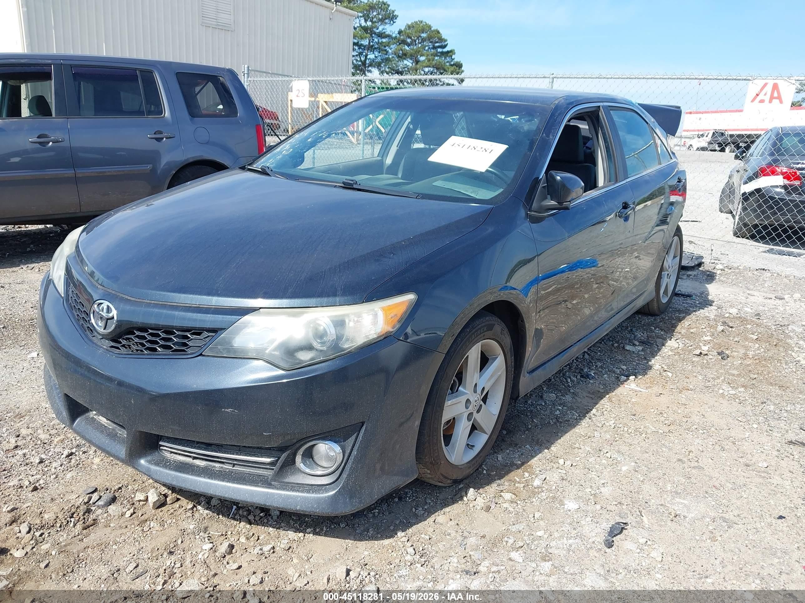 2012 Toyota Camry Se Black vin: 4T1BF1FK9CU119843