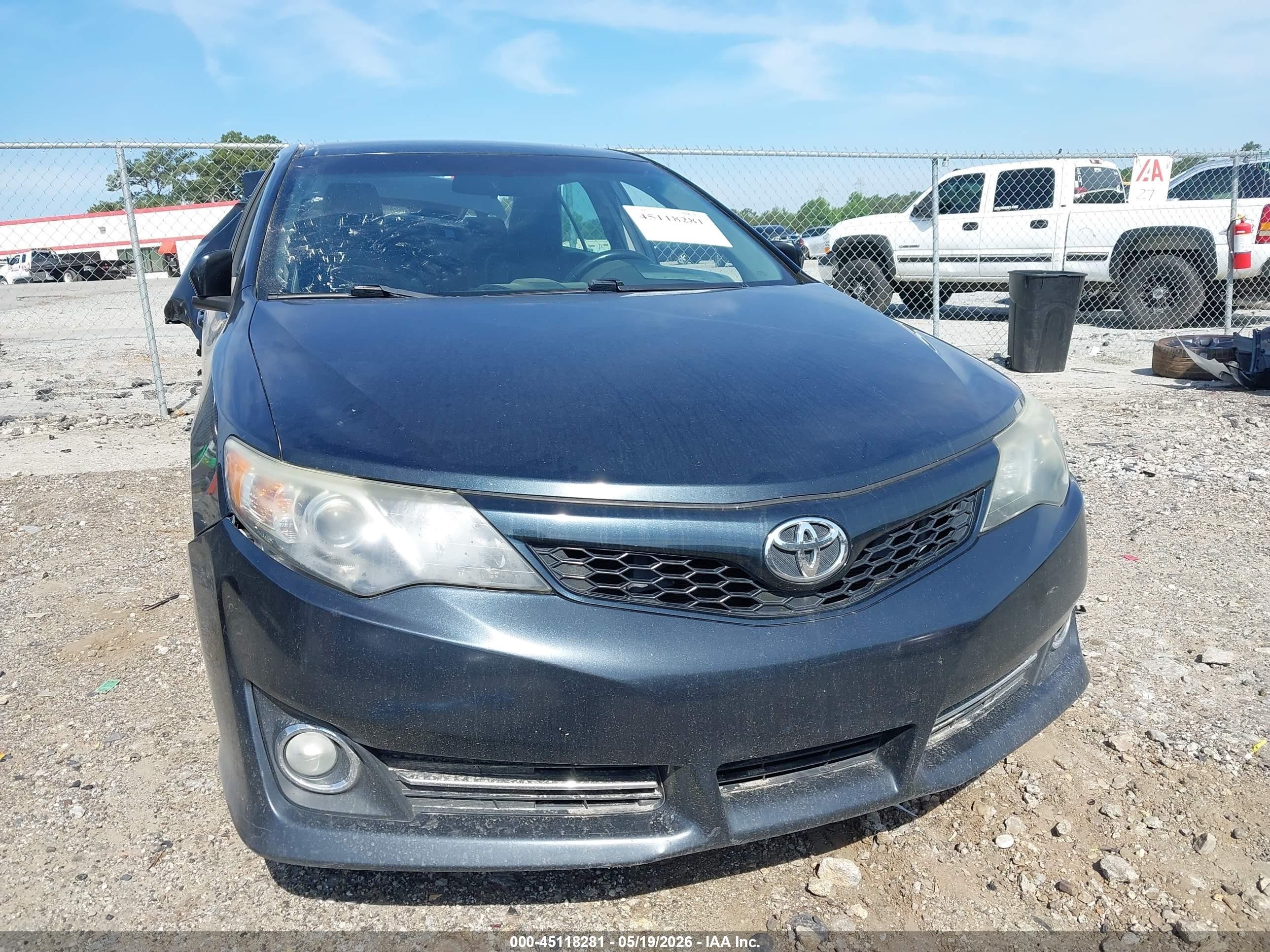 2012 Toyota Camry Se Black vin: 4T1BF1FK9CU119843