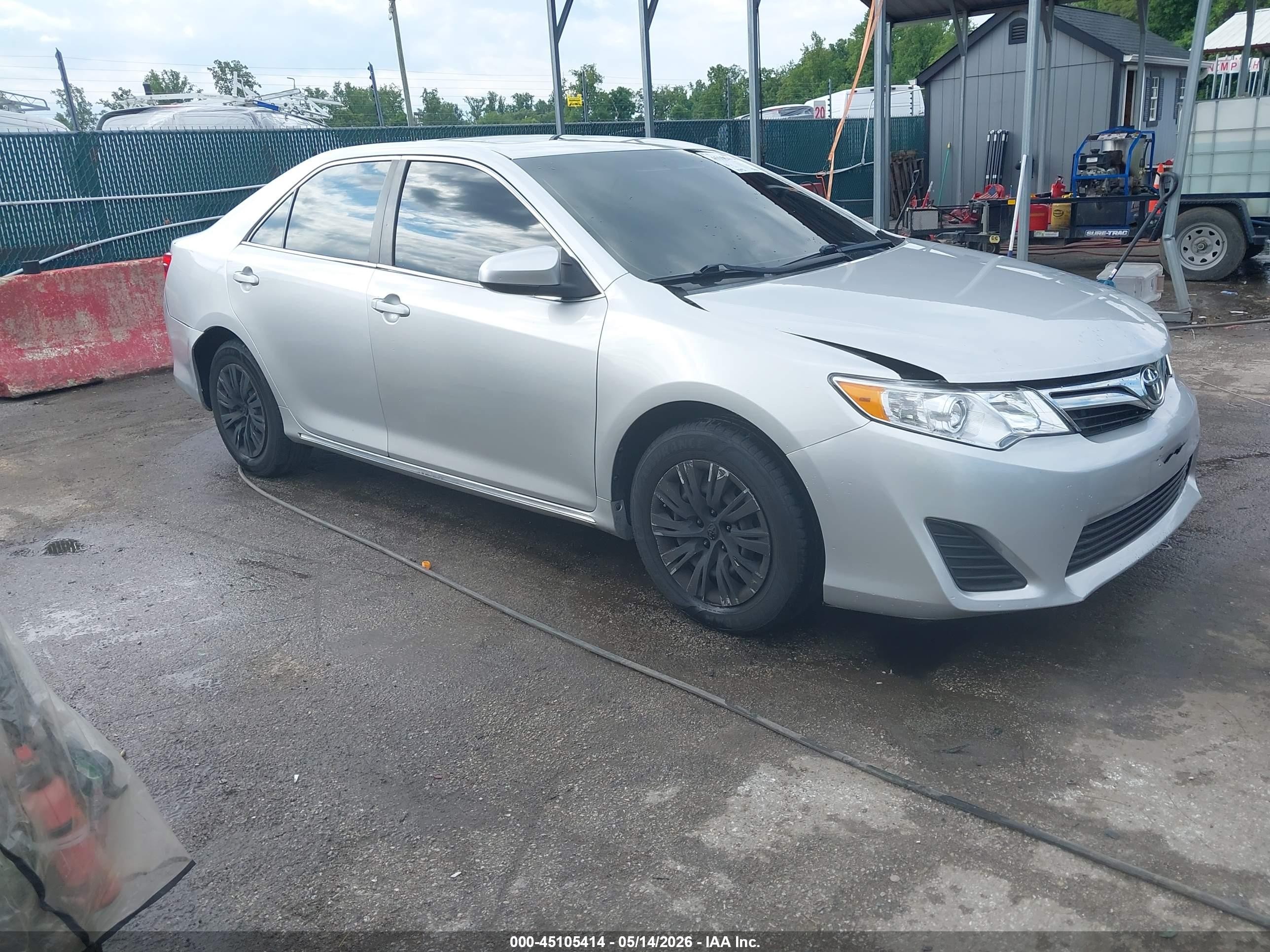 2012 Toyota Camry Le Silver vin: 4T1BF1FK9CU126856