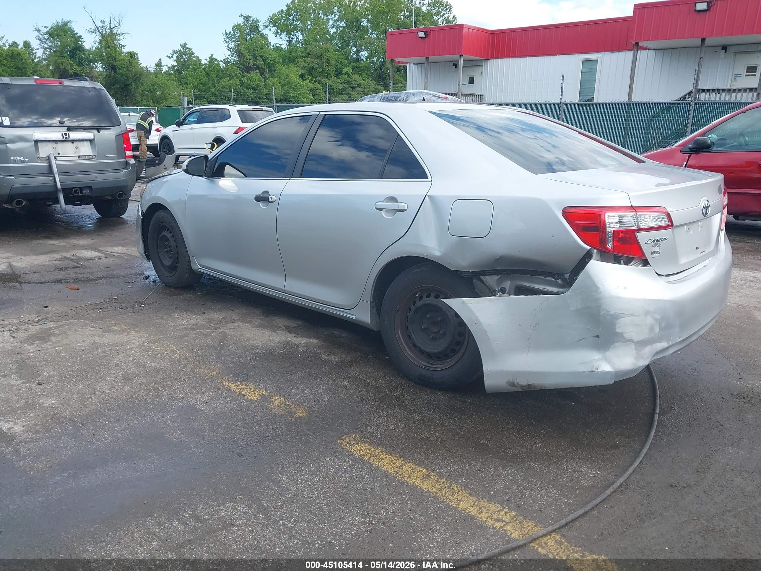 2012 Toyota Camry Le Silver vin: 4T1BF1FK9CU126856