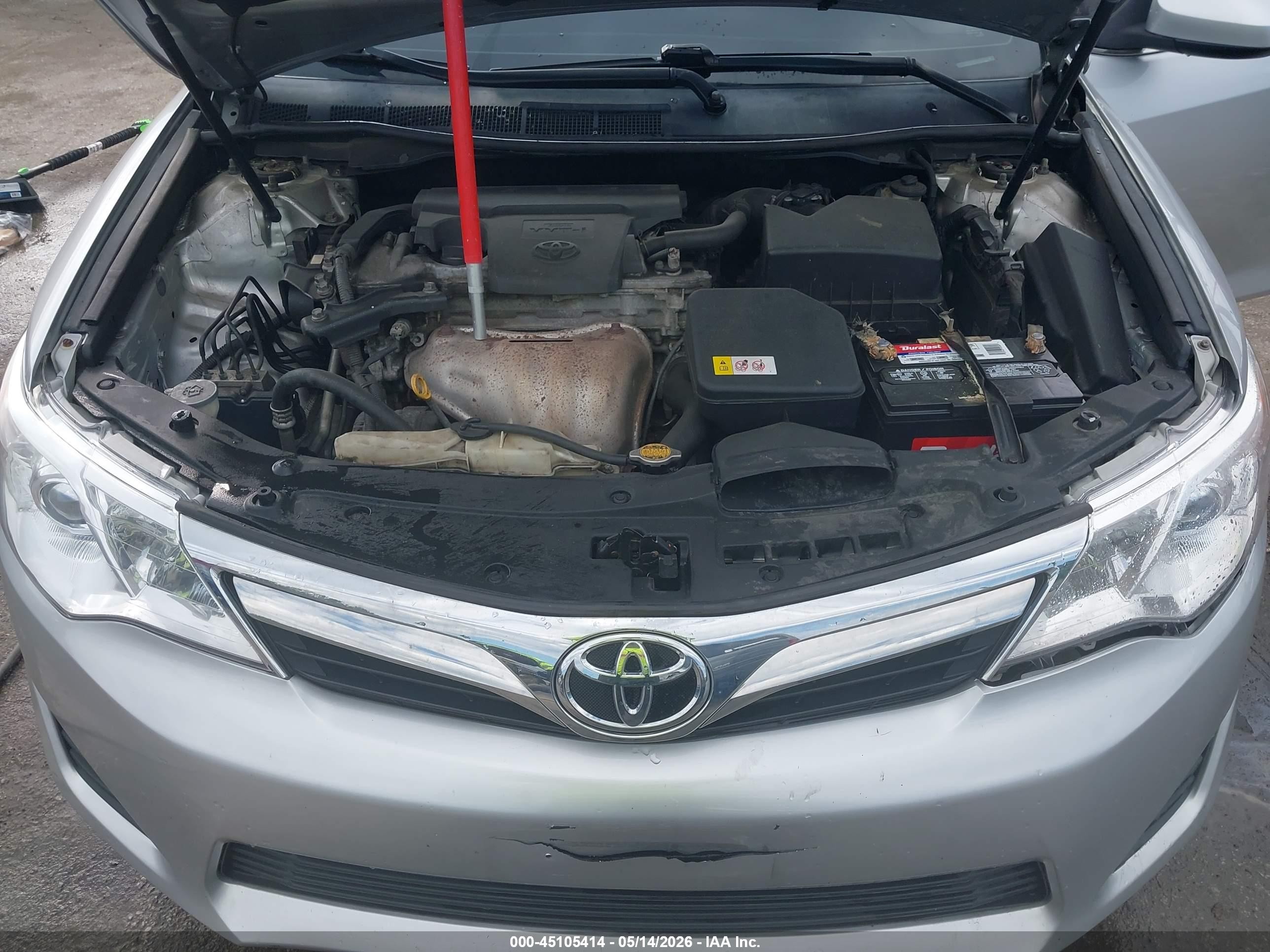 2012 Toyota Camry Le Silver vin: 4T1BF1FK9CU126856