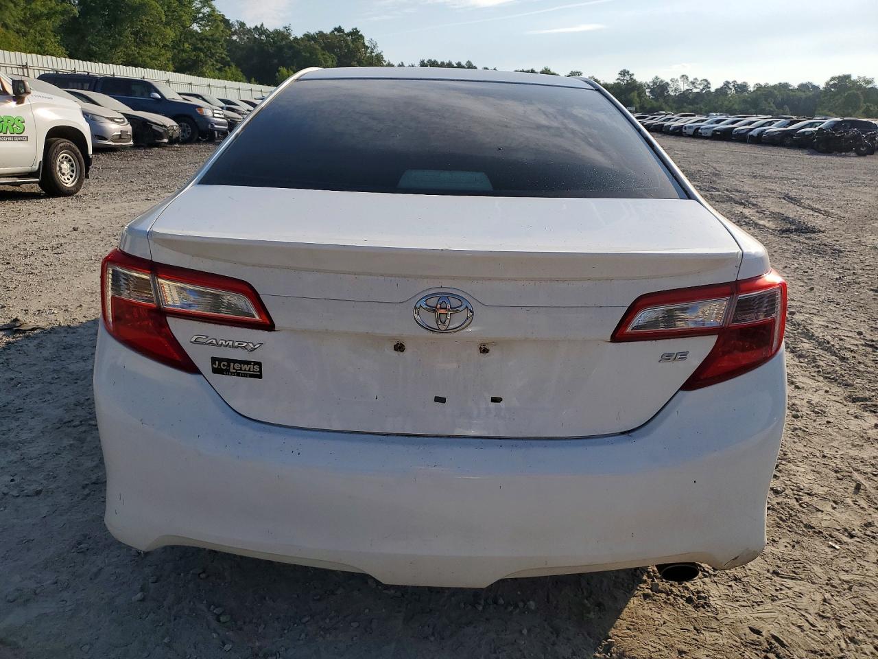 2012 Toyota Camry Se White vin: 4T1BF1FK9CU132513