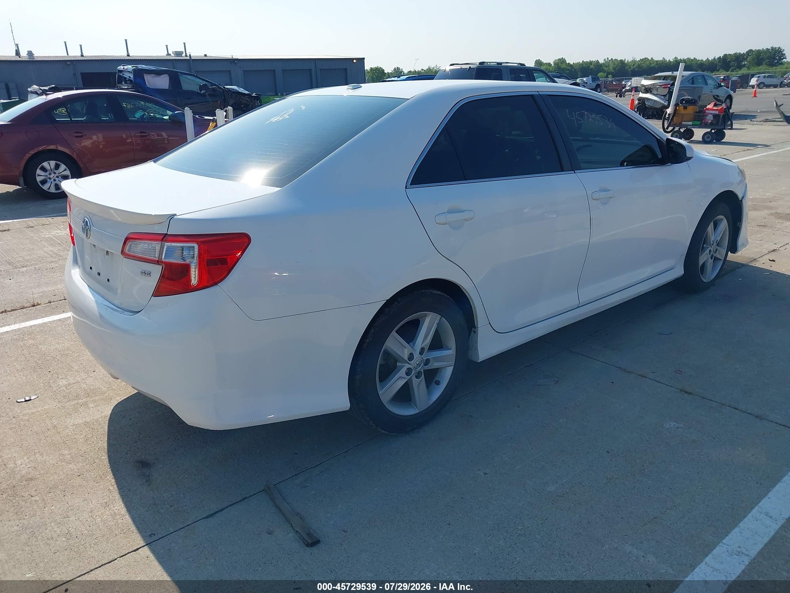 2012 Toyota Camry Se Белый vin: 4T1BF1FK9CU150610
