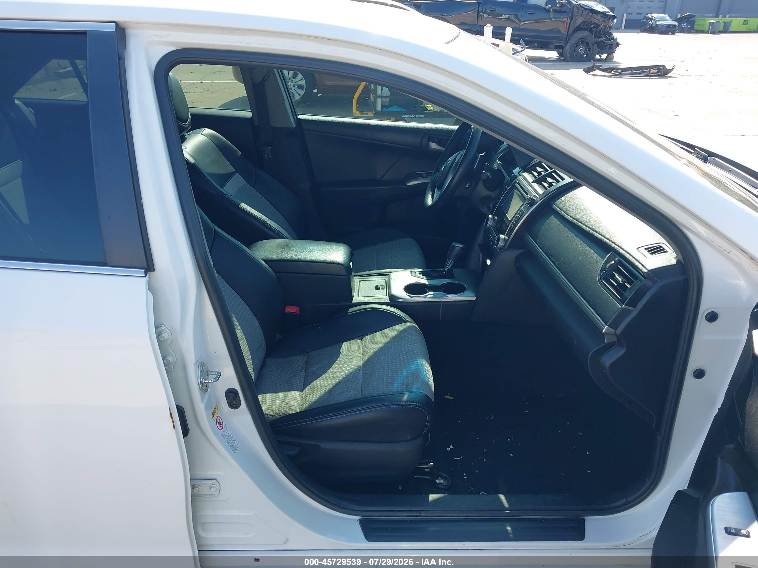 2012 Toyota Camry Se Белый vin: 4T1BF1FK9CU150610