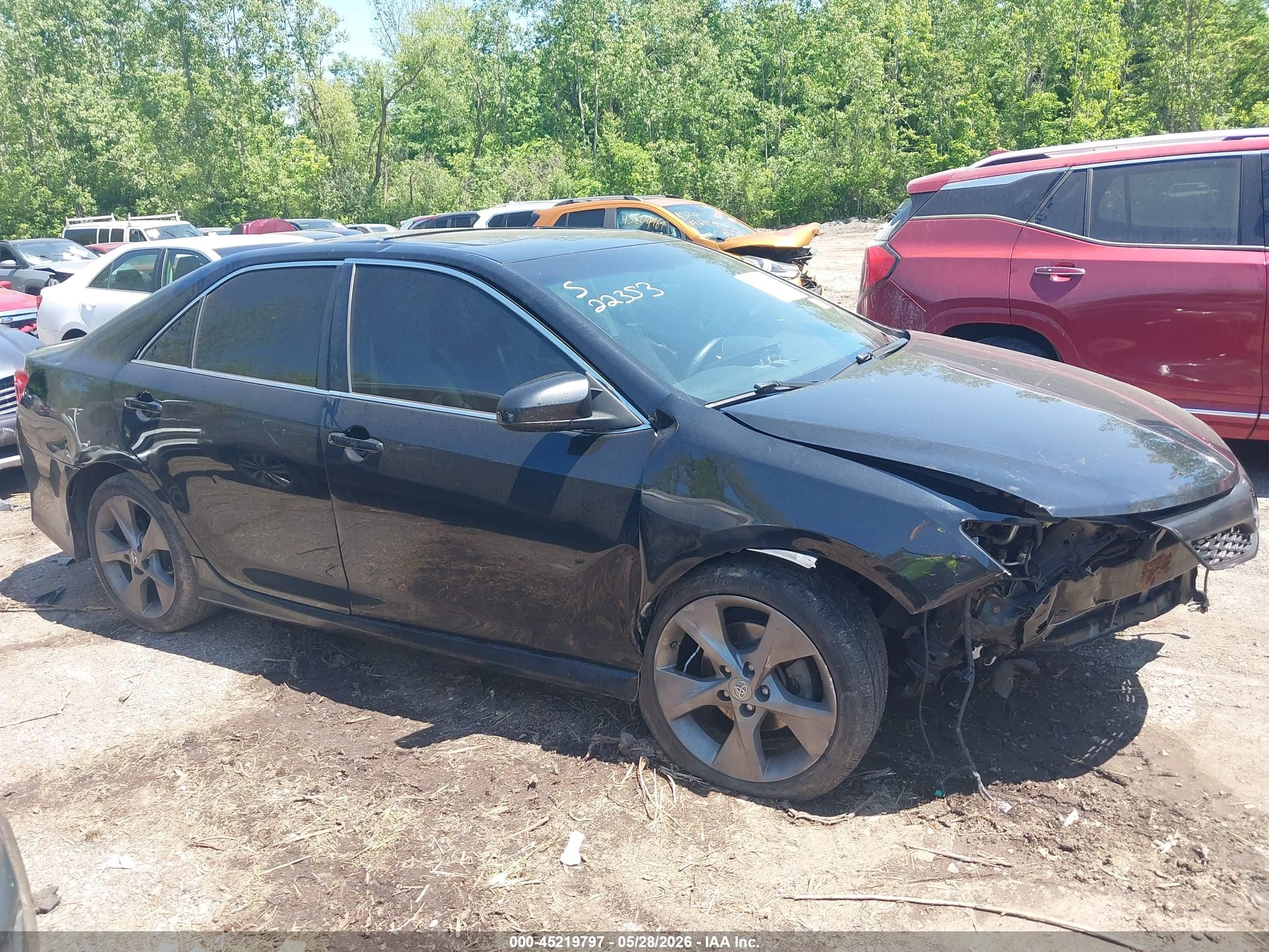 2012 Toyota Camry Se Limited Edition Черный vin: 4T1BF1FK9CU153930