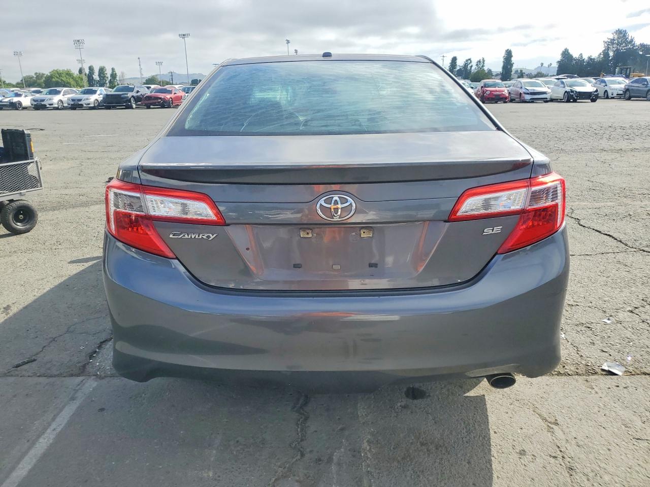 2012 Toyota Camry Se Gray vin: 4T1BF1FK9CU161901