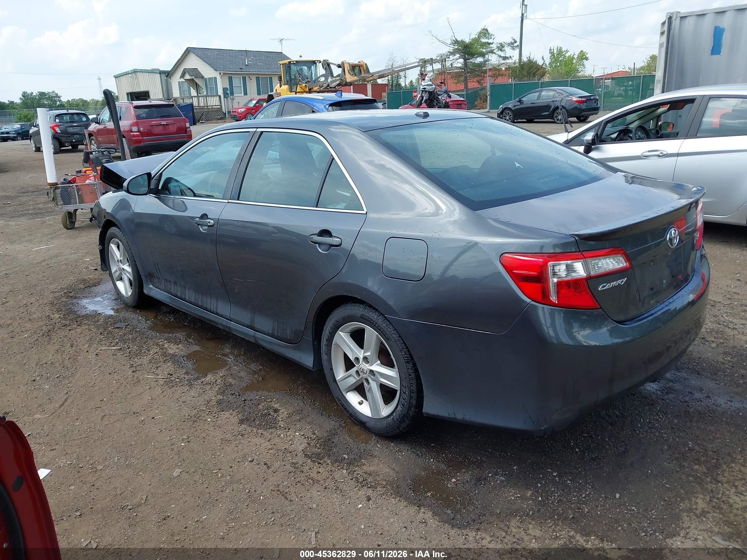 2012 Toyota Camry Se Gray vin: 4T1BF1FK9CU173367