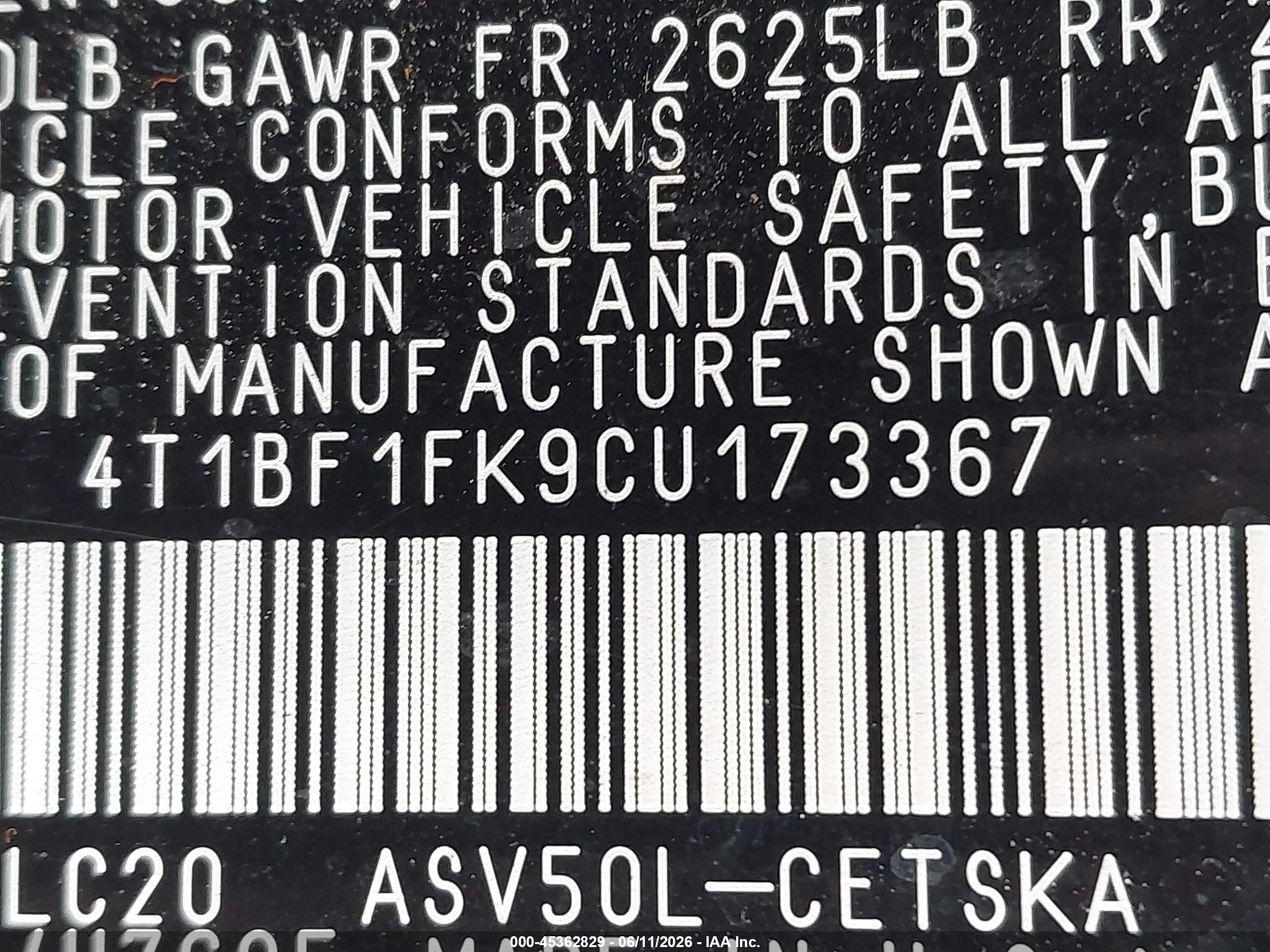 2012 Toyota Camry Se Gray vin: 4T1BF1FK9CU173367