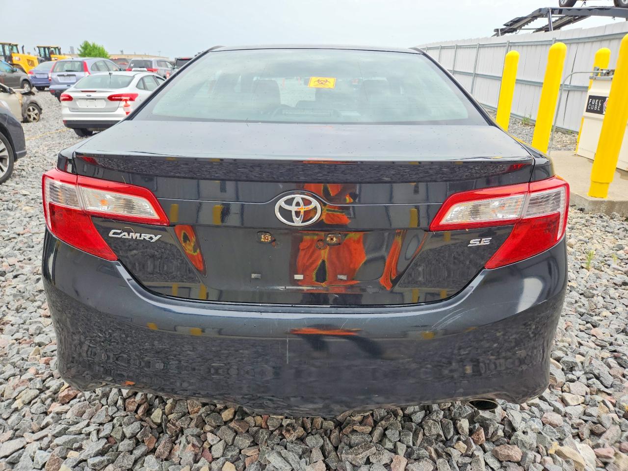 2012 Toyota Camry Se Black vin: 4T1BF1FK9CU175023