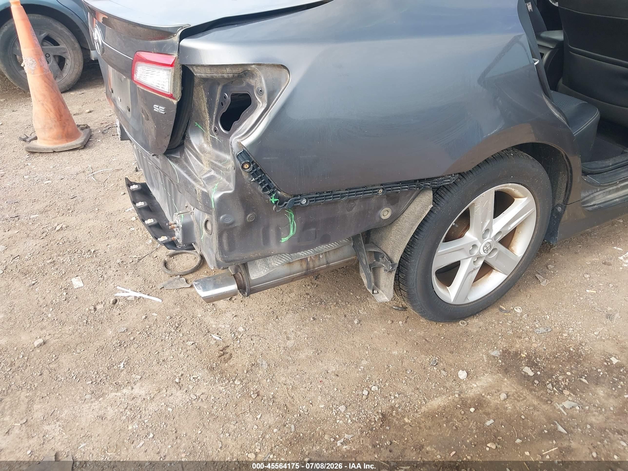 2012 Toyota Camry Se Серый vin: 4T1BF1FK9CU181095