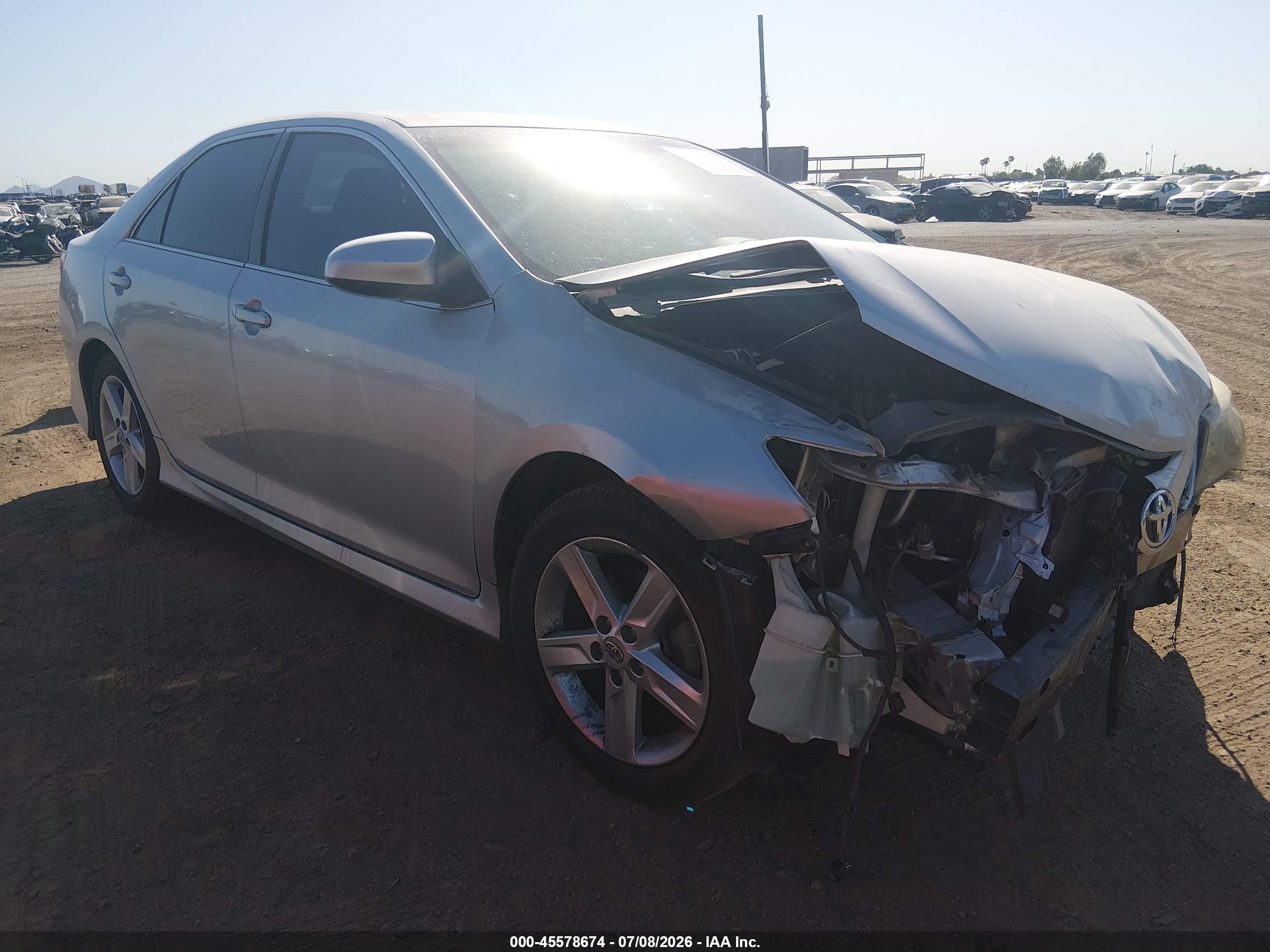 2012 Toyota Camry Se Silver vin: 4T1BF1FK9CU183798