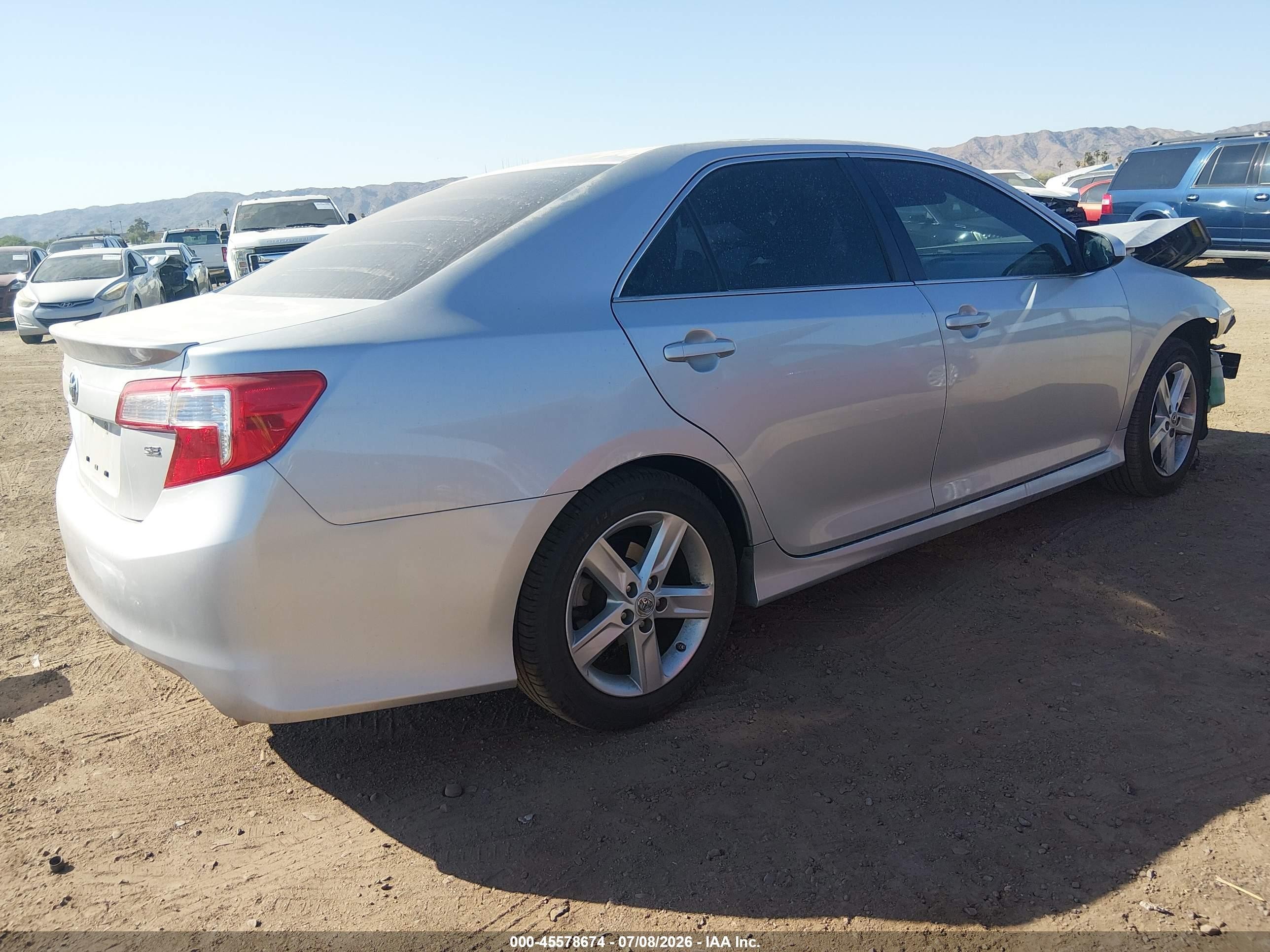 2012 Toyota Camry Se Silver vin: 4T1BF1FK9CU183798