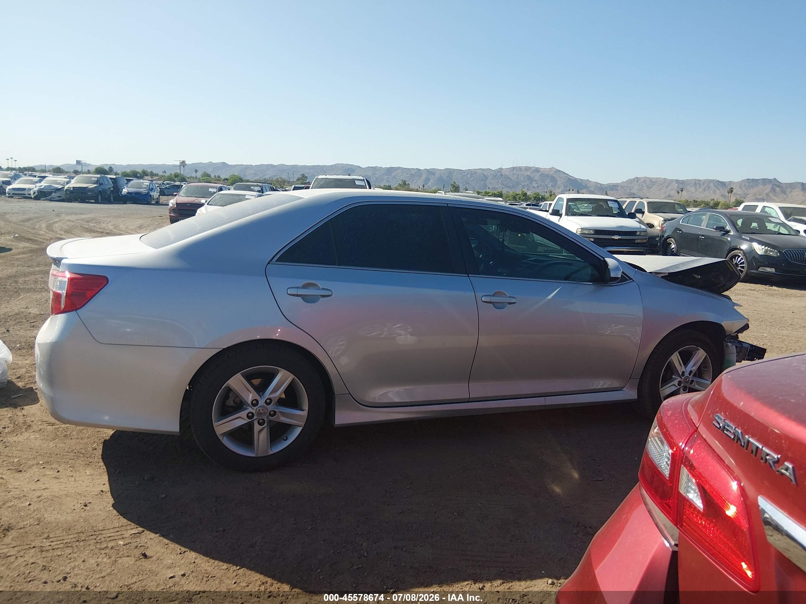 2012 Toyota Camry Se Silver vin: 4T1BF1FK9CU183798