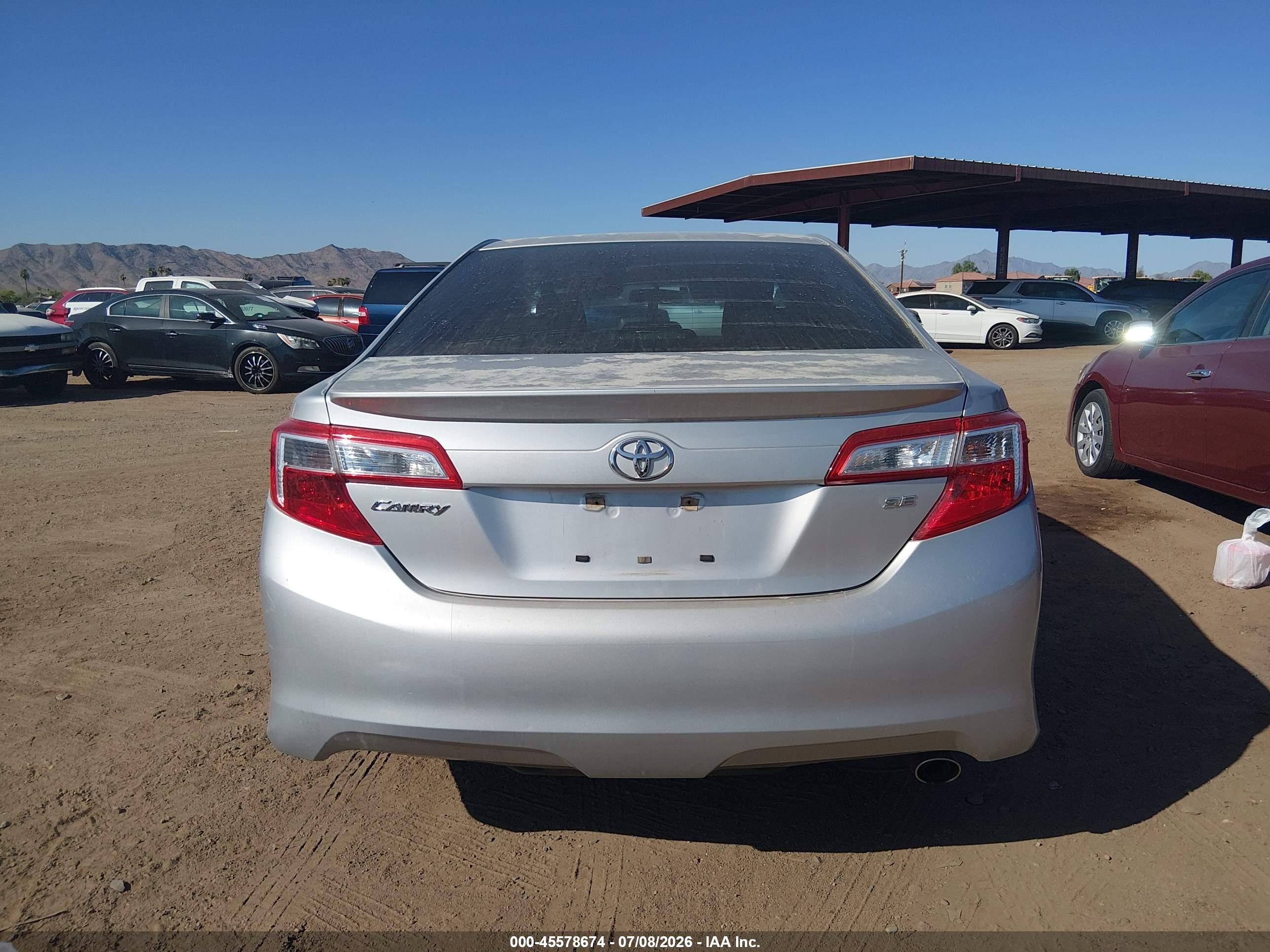 2012 Toyota Camry Se Silver vin: 4T1BF1FK9CU183798