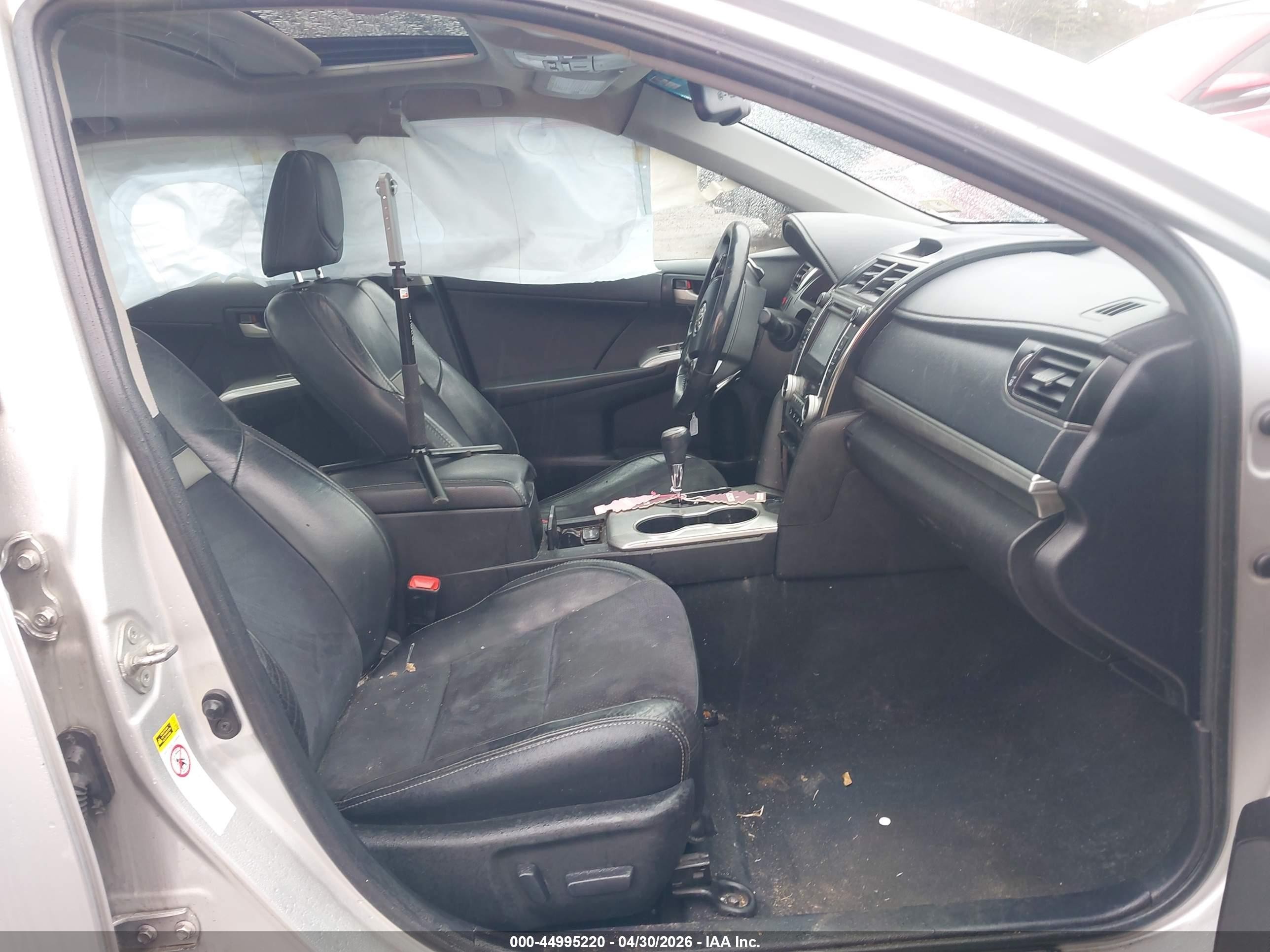 2012 Toyota Camry Se Silver vin: 4T1BF1FK9CU192369