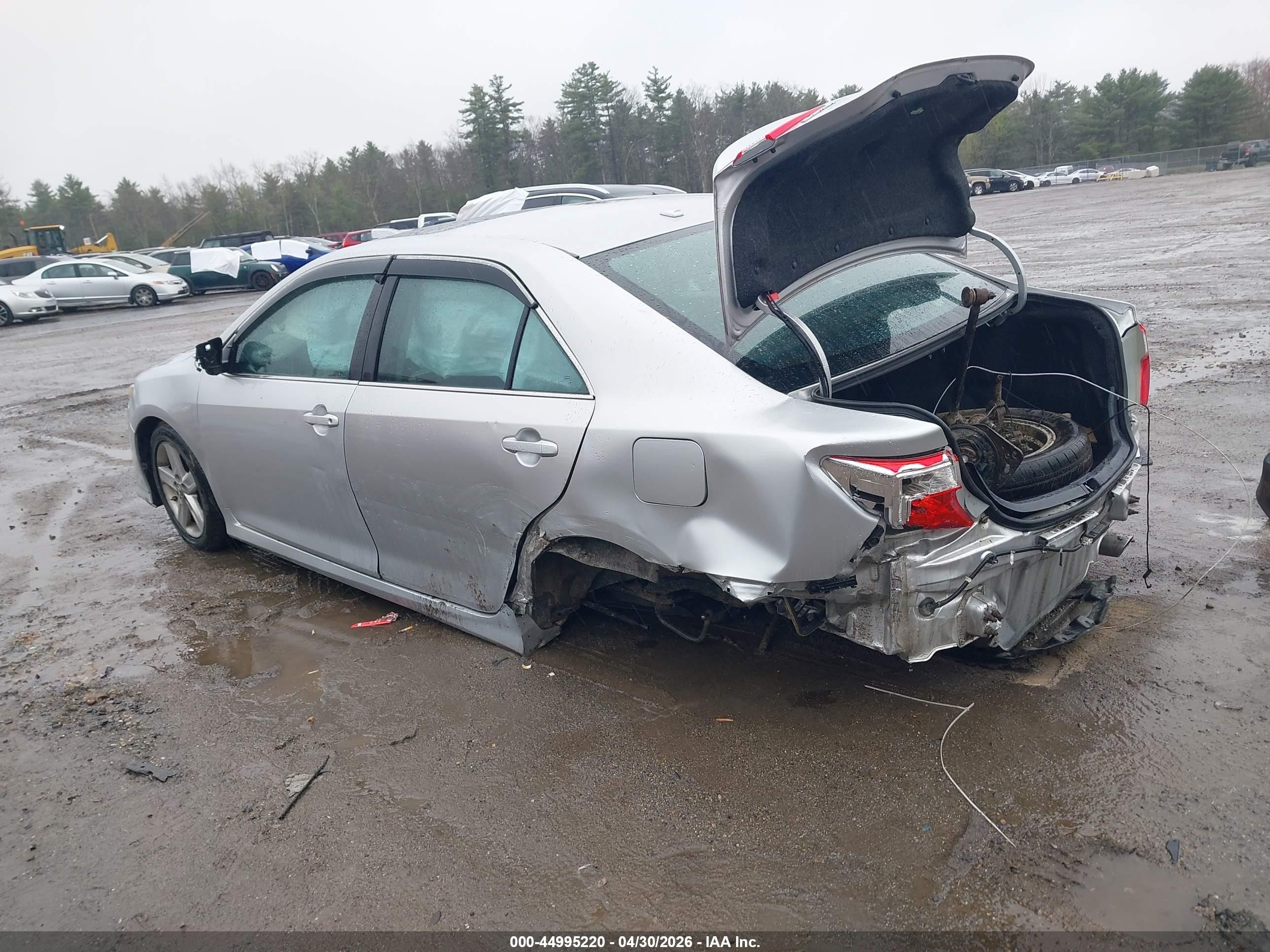 2012 Toyota Camry Se Silver vin: 4T1BF1FK9CU192369