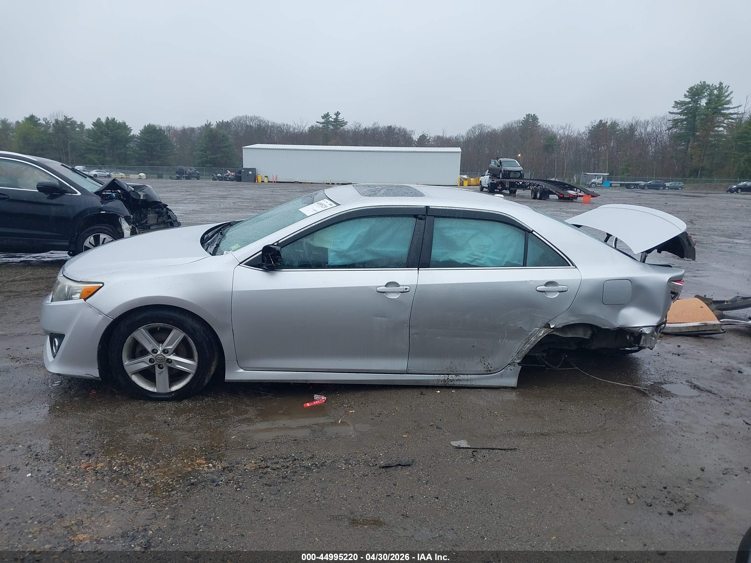 2012 Toyota Camry Se Silver vin: 4T1BF1FK9CU192369