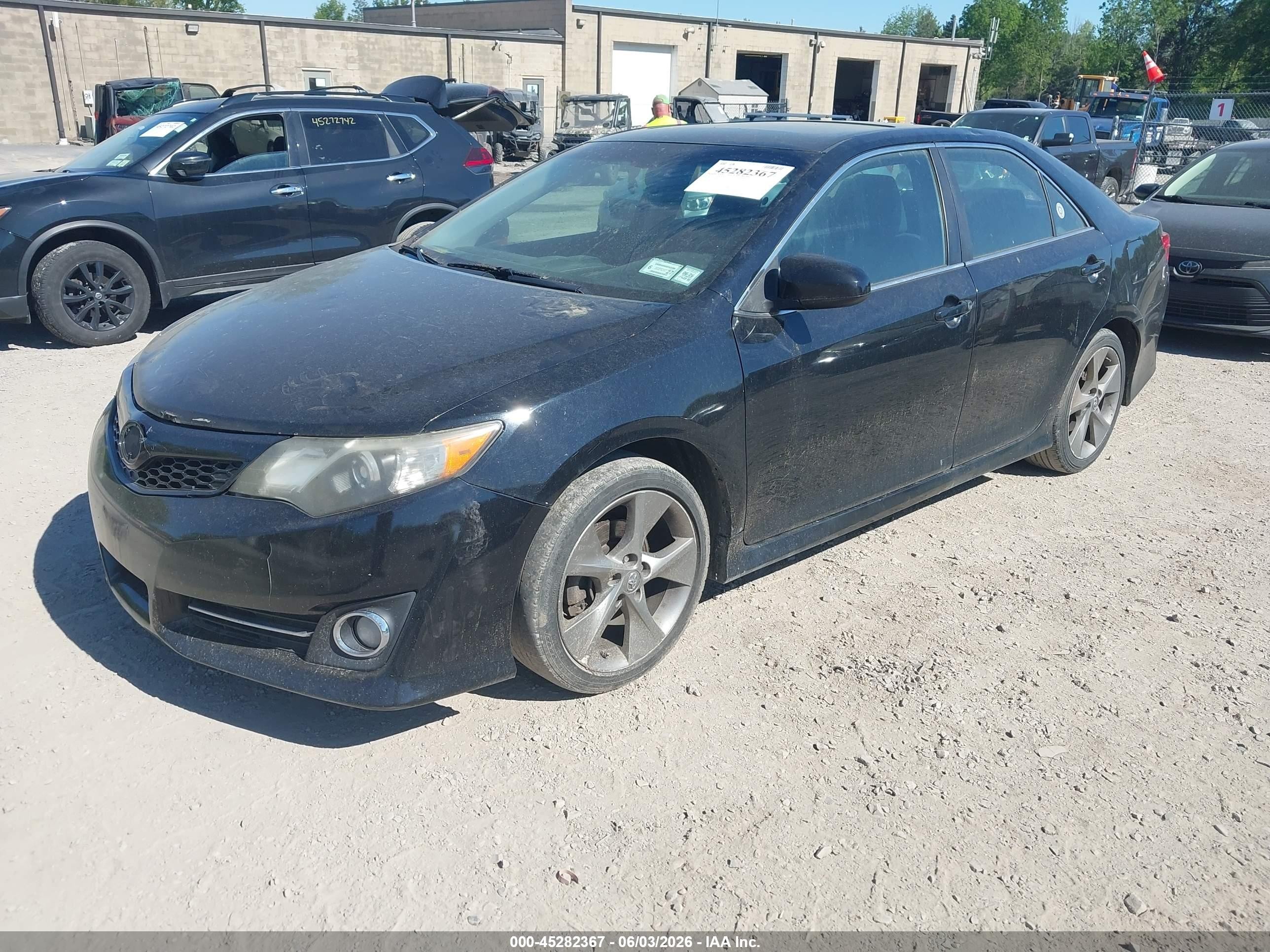 2012 Toyota Camry Se Limited Edition Black vin: 4T1BF1FK9CU194395