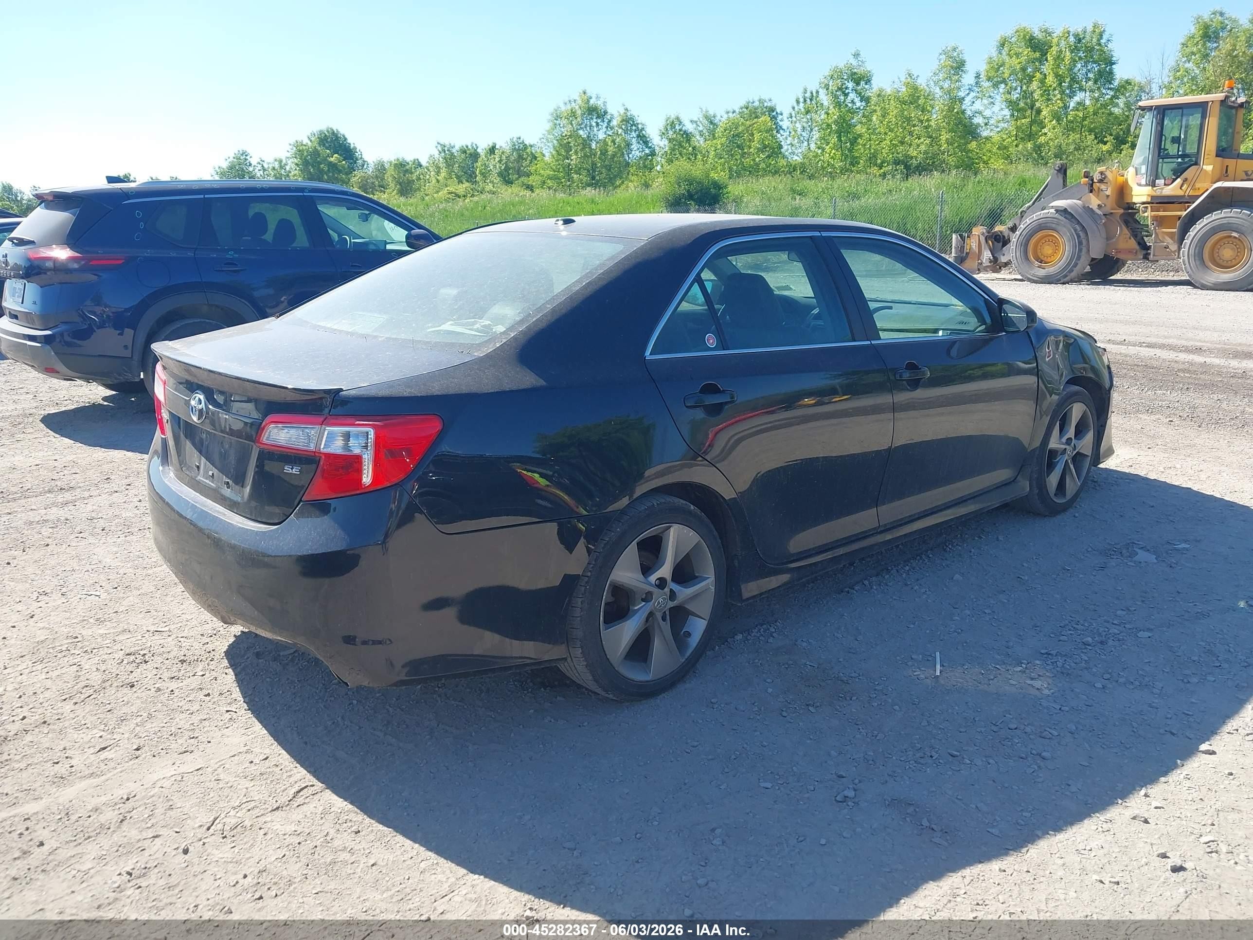 2012 Toyota Camry Se Limited Edition Black vin: 4T1BF1FK9CU194395