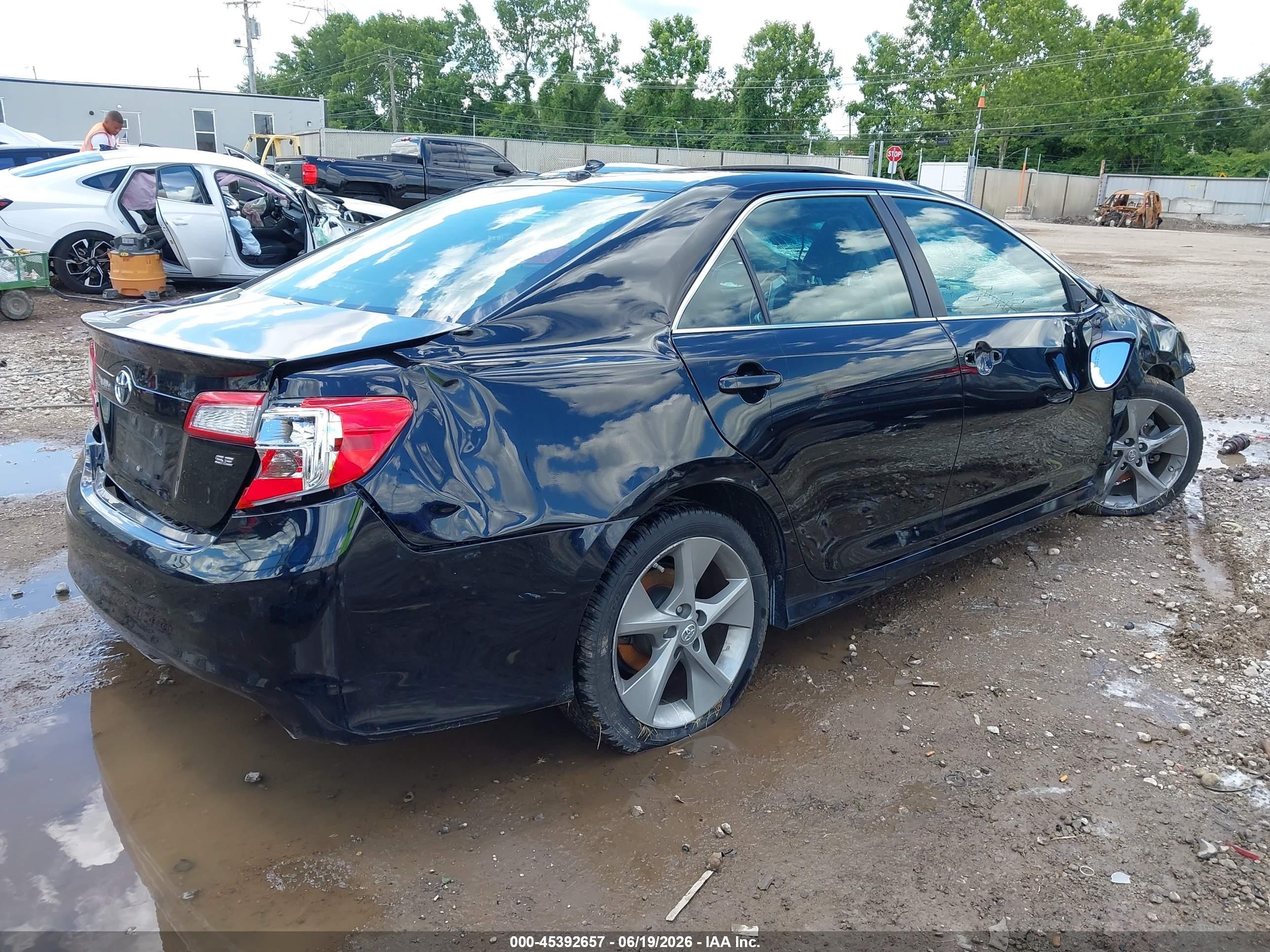2012 Toyota Camry Se Limited Edition Black vin: 4T1BF1FK9CU196518