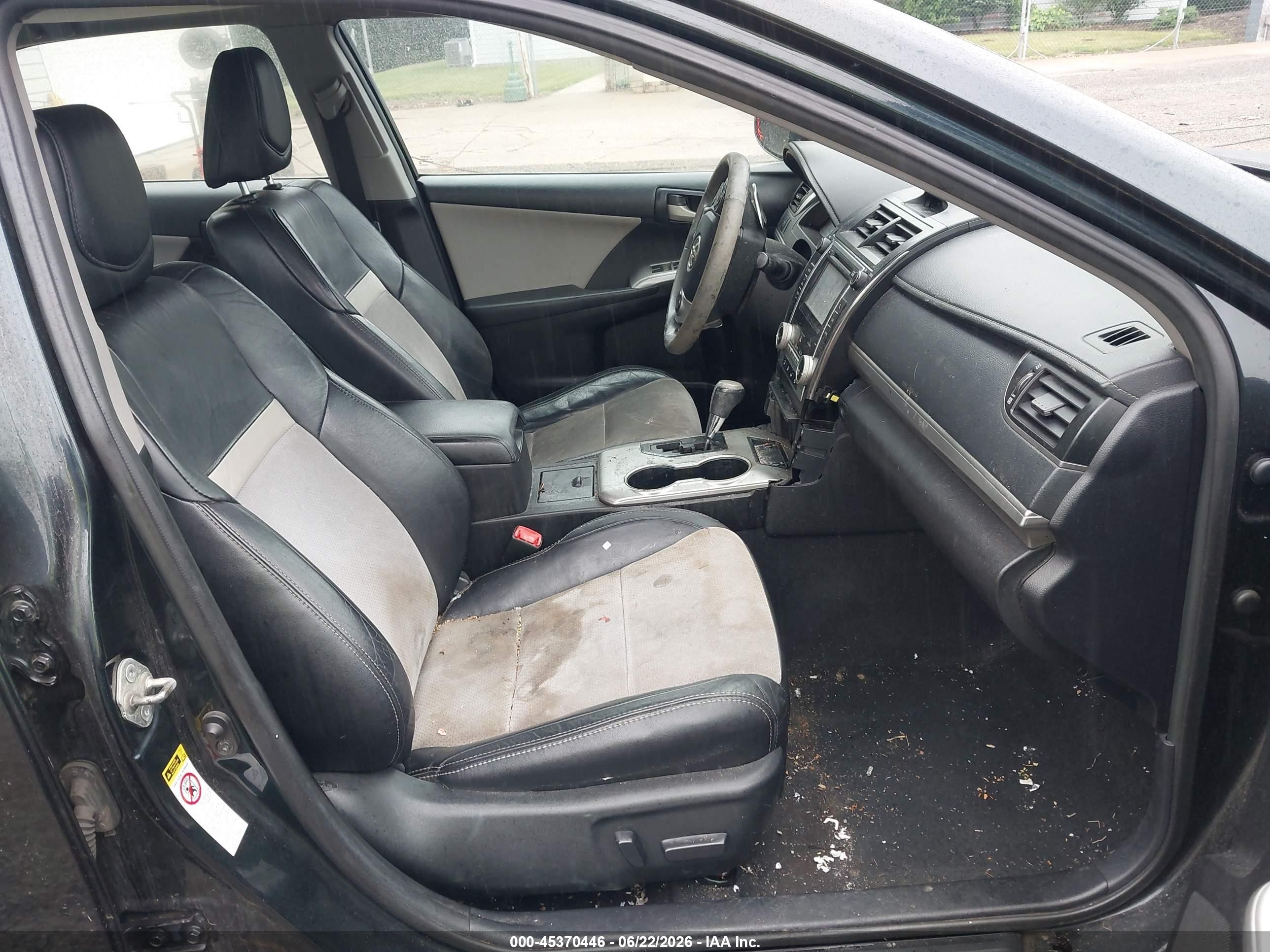 2012 Toyota Camry Se Серый vin: 4T1BF1FK9CU197085