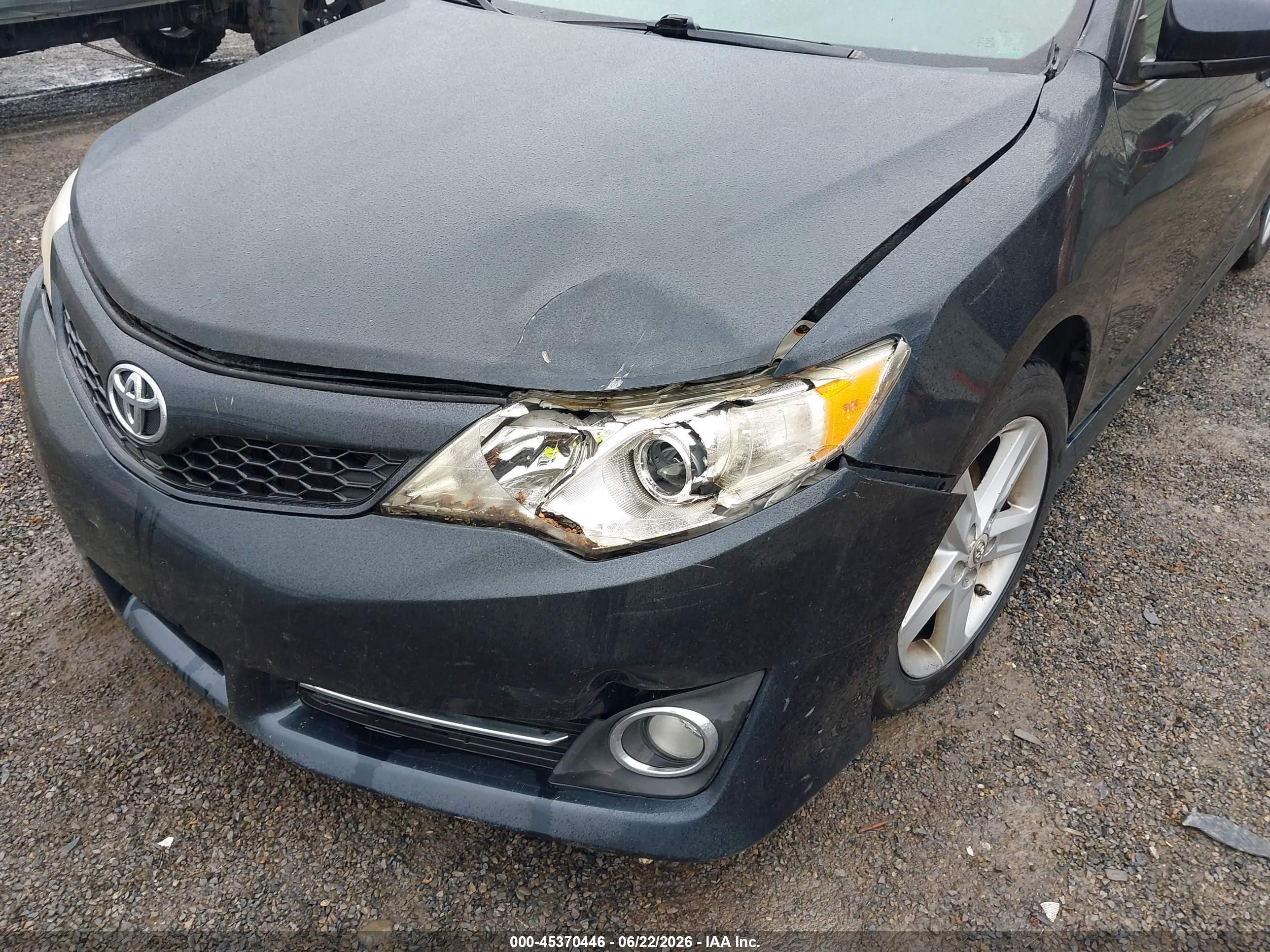 2012 Toyota Camry Se Серый vin: 4T1BF1FK9CU197085
