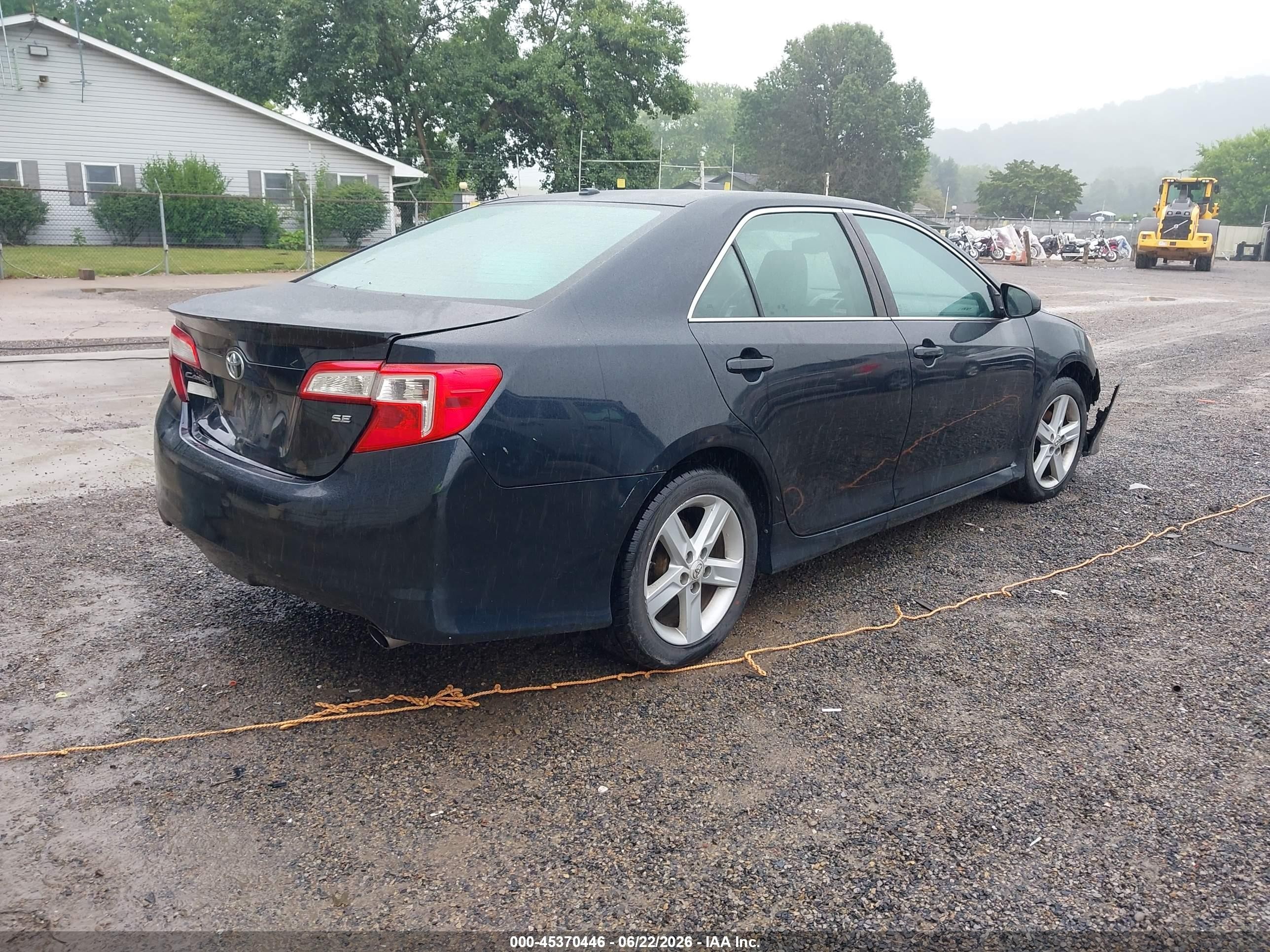2012 Toyota Camry Se Серый vin: 4T1BF1FK9CU197085