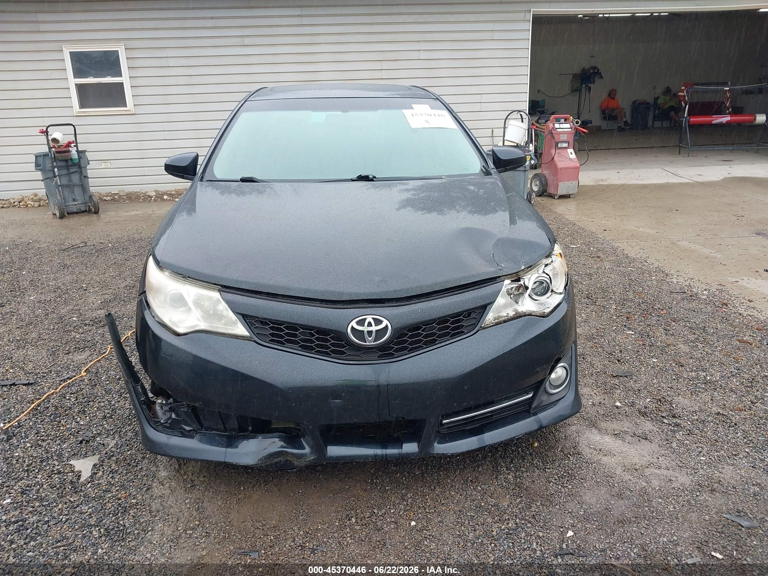 2012 Toyota Camry Se Серый vin: 4T1BF1FK9CU197085