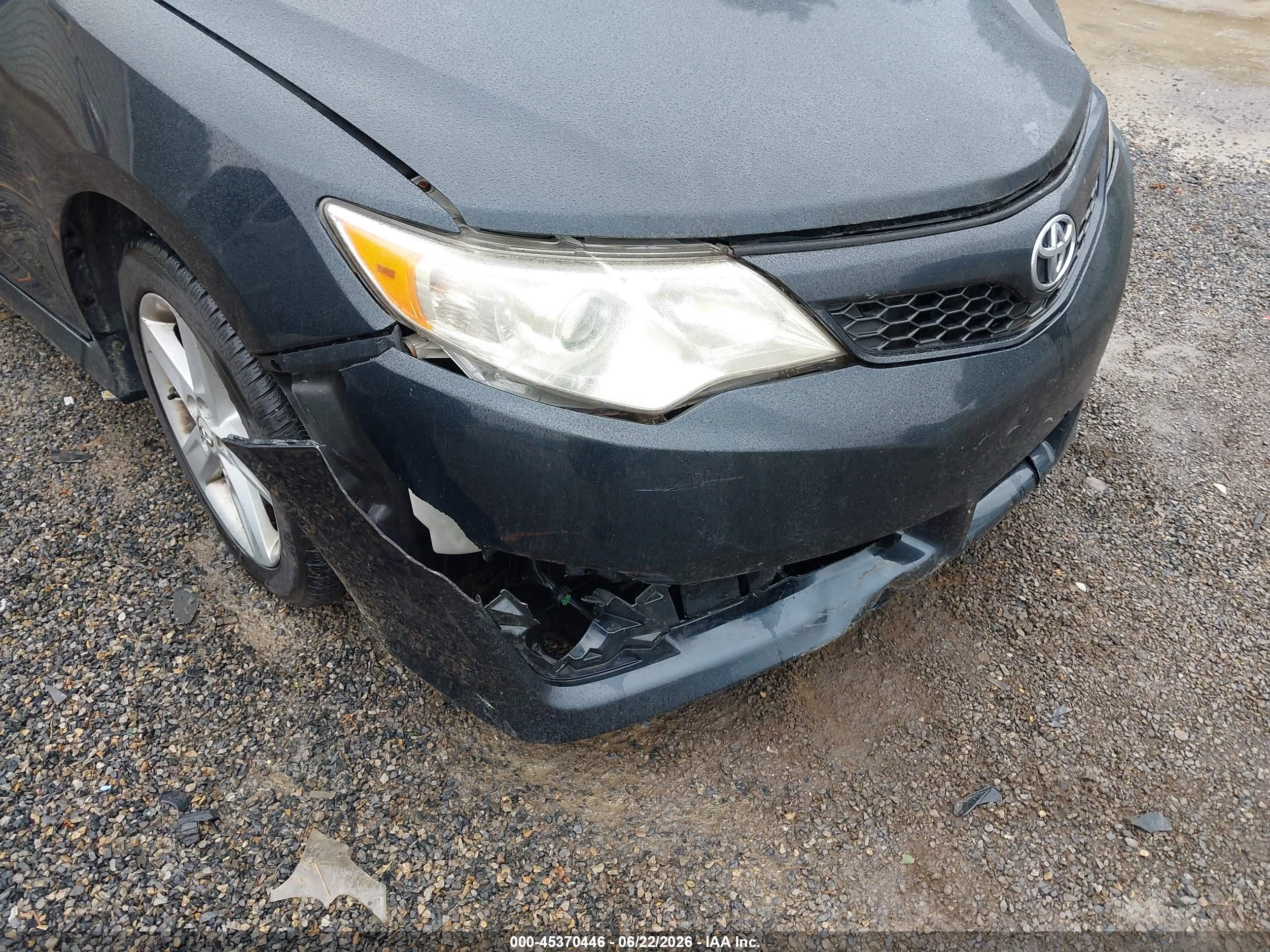 2012 Toyota Camry Se Серый vin: 4T1BF1FK9CU197085