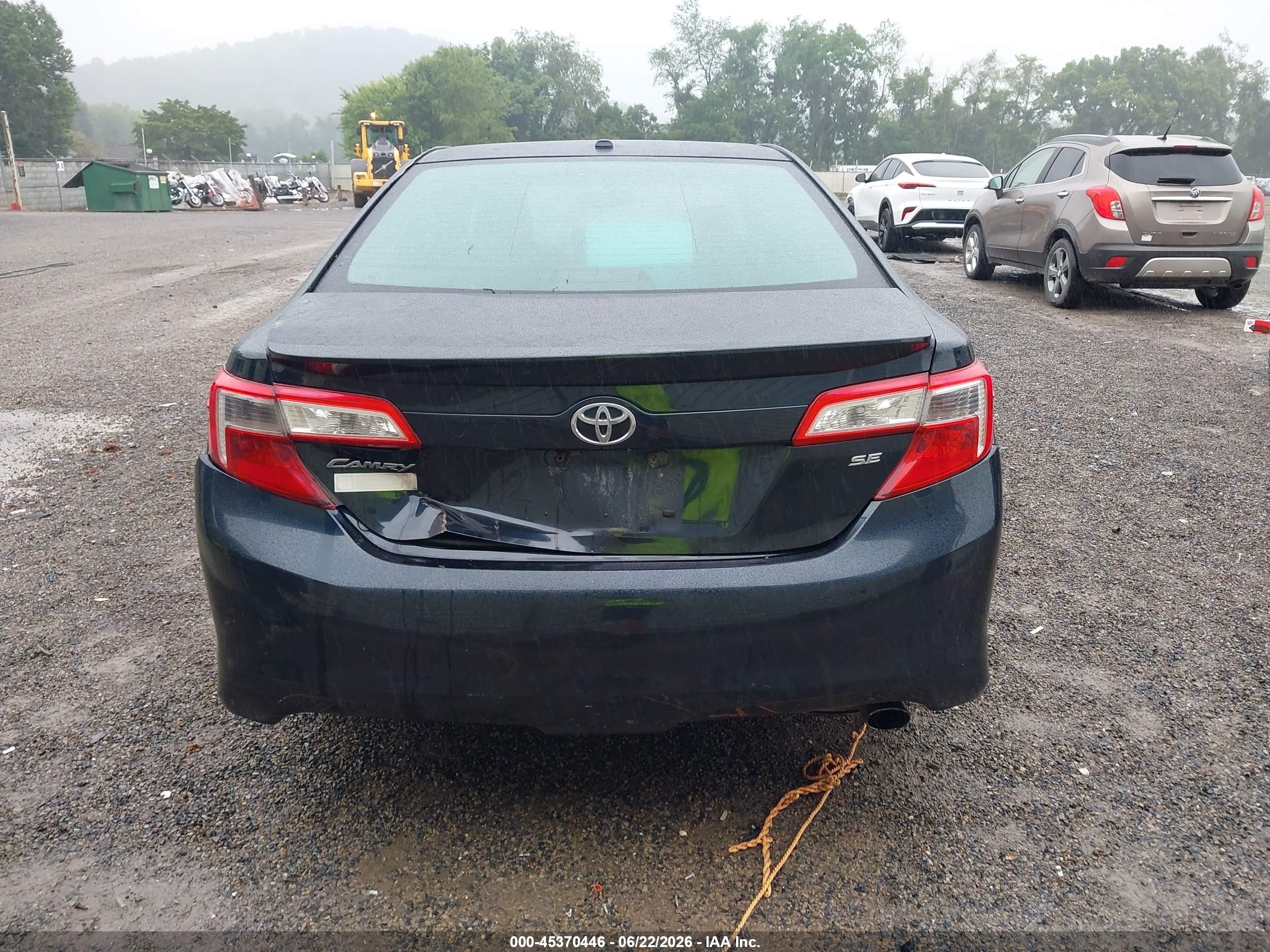 2012 Toyota Camry Se Серый vin: 4T1BF1FK9CU197085