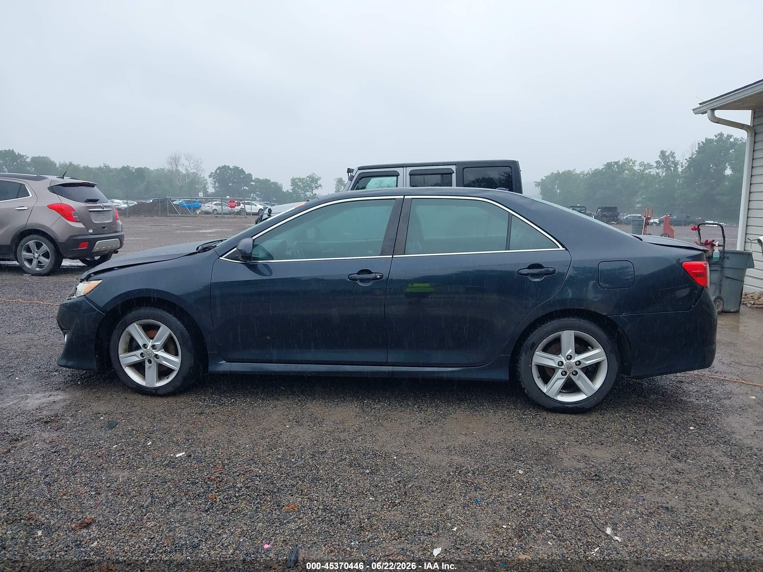 2012 Toyota Camry Se Серый vin: 4T1BF1FK9CU197085