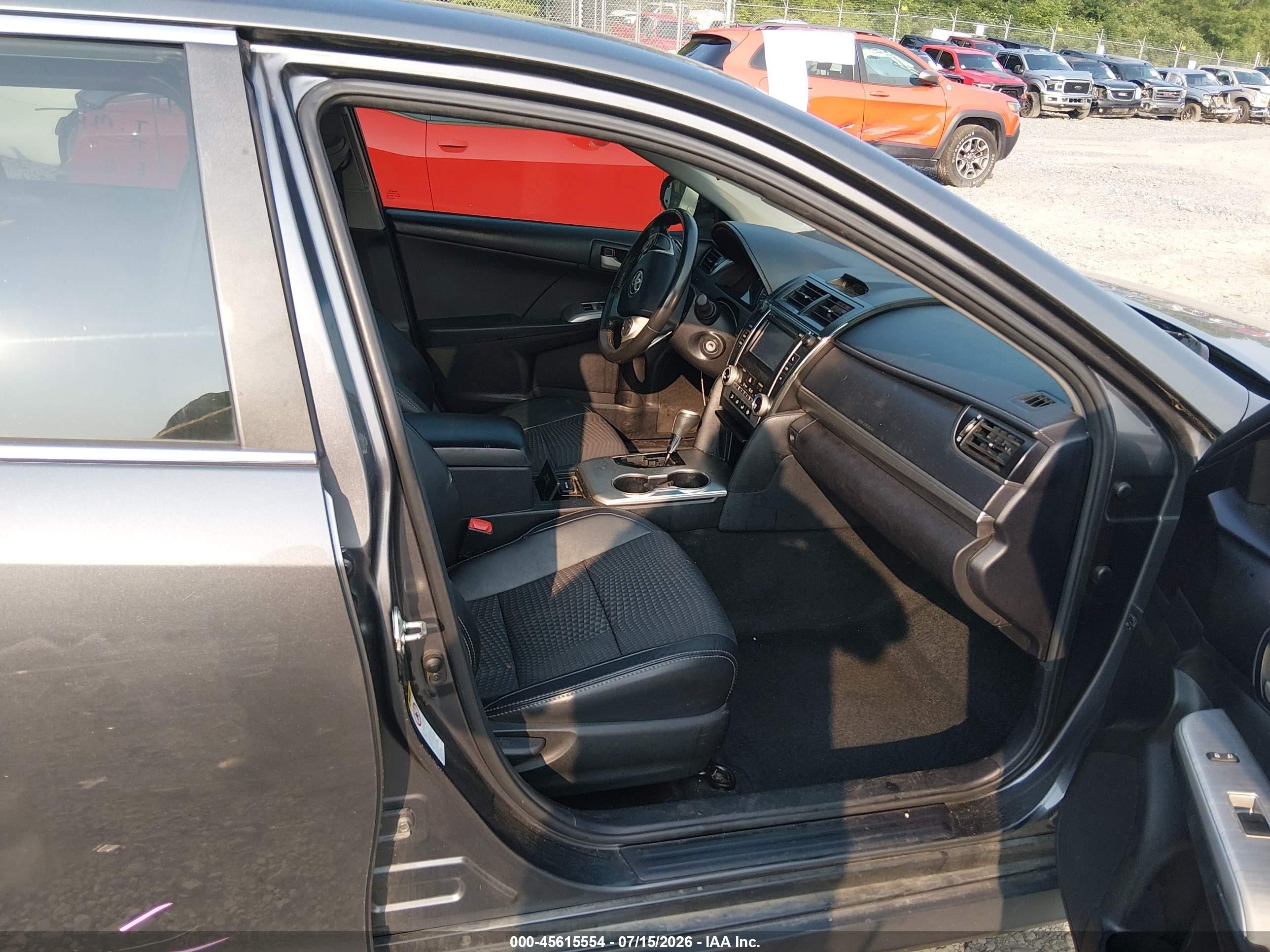 2012 Toyota Camry Se Gray vin: 4T1BF1FK9CU197524
