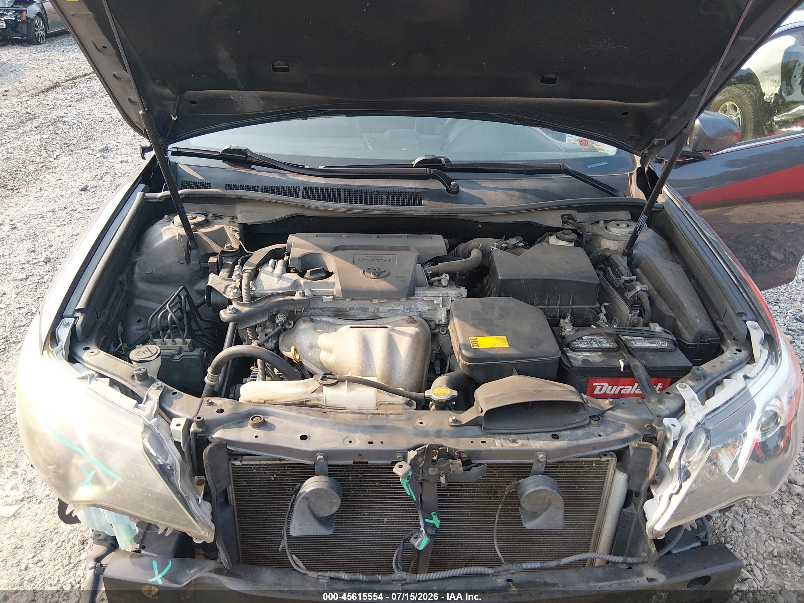 2012 Toyota Camry Se Gray vin: 4T1BF1FK9CU197524