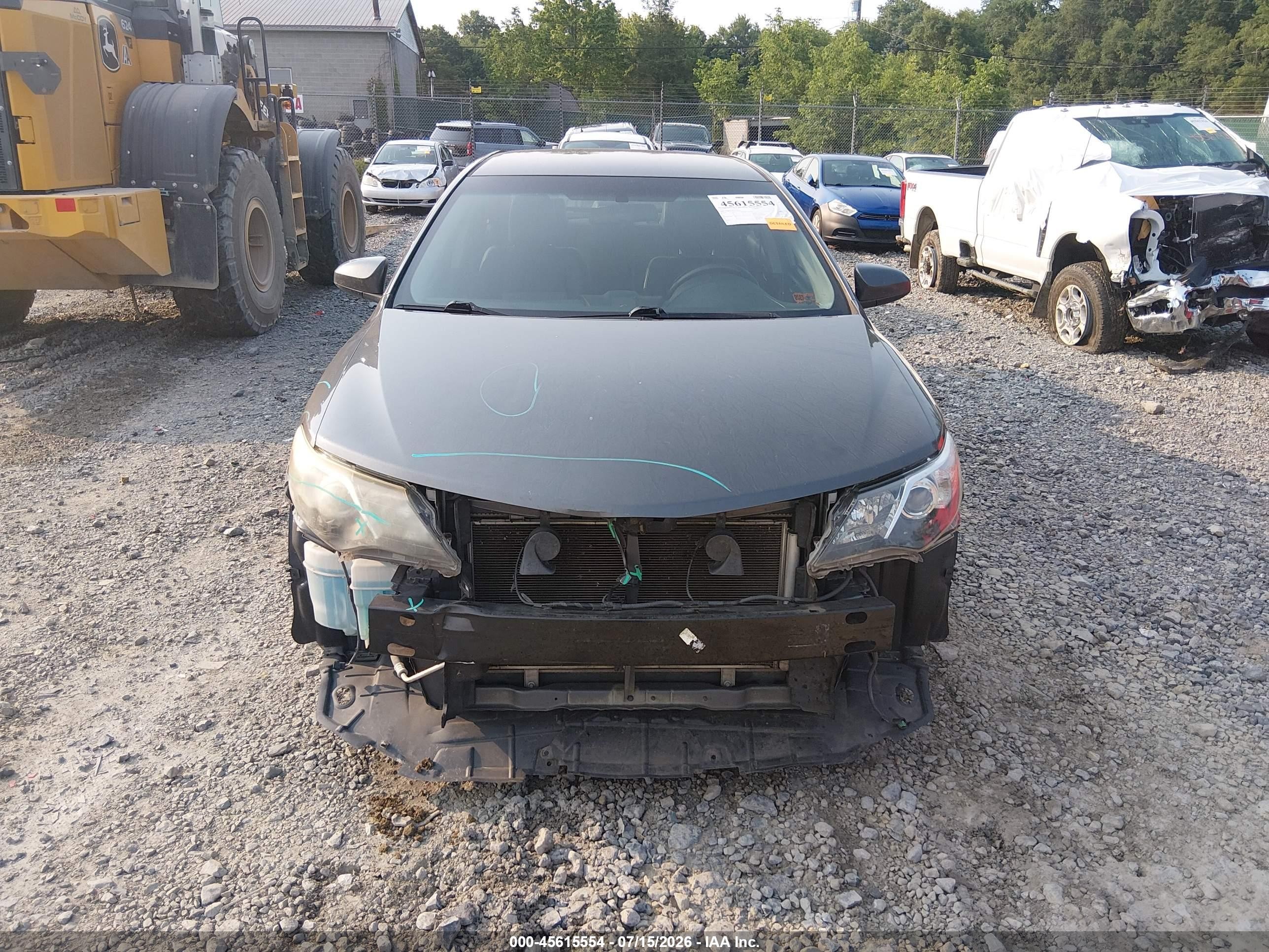 2012 Toyota Camry Se Gray vin: 4T1BF1FK9CU197524