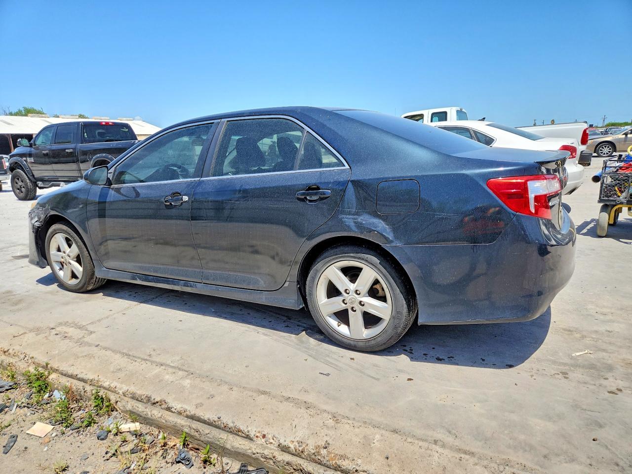 2012 Toyota Camry Se Blue vin: 4T1BF1FK9CU197698