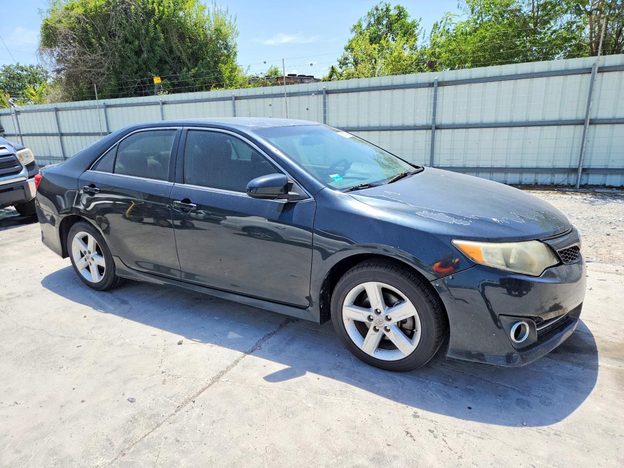2012 Toyota Camry Se Blue vin: 4T1BF1FK9CU197698