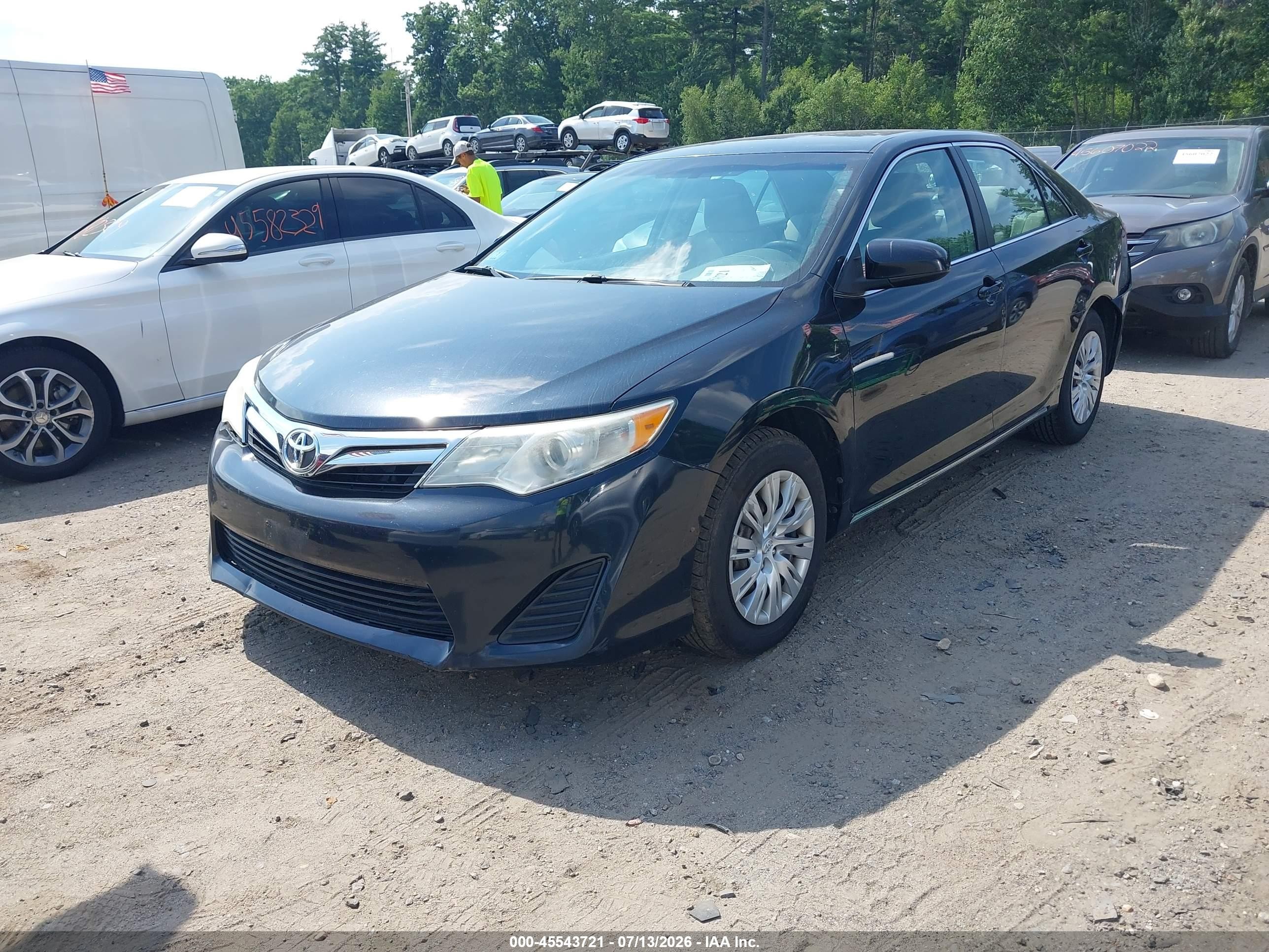 2012 Toyota Camry Le Black vin: 4T1BF1FK9CU199497